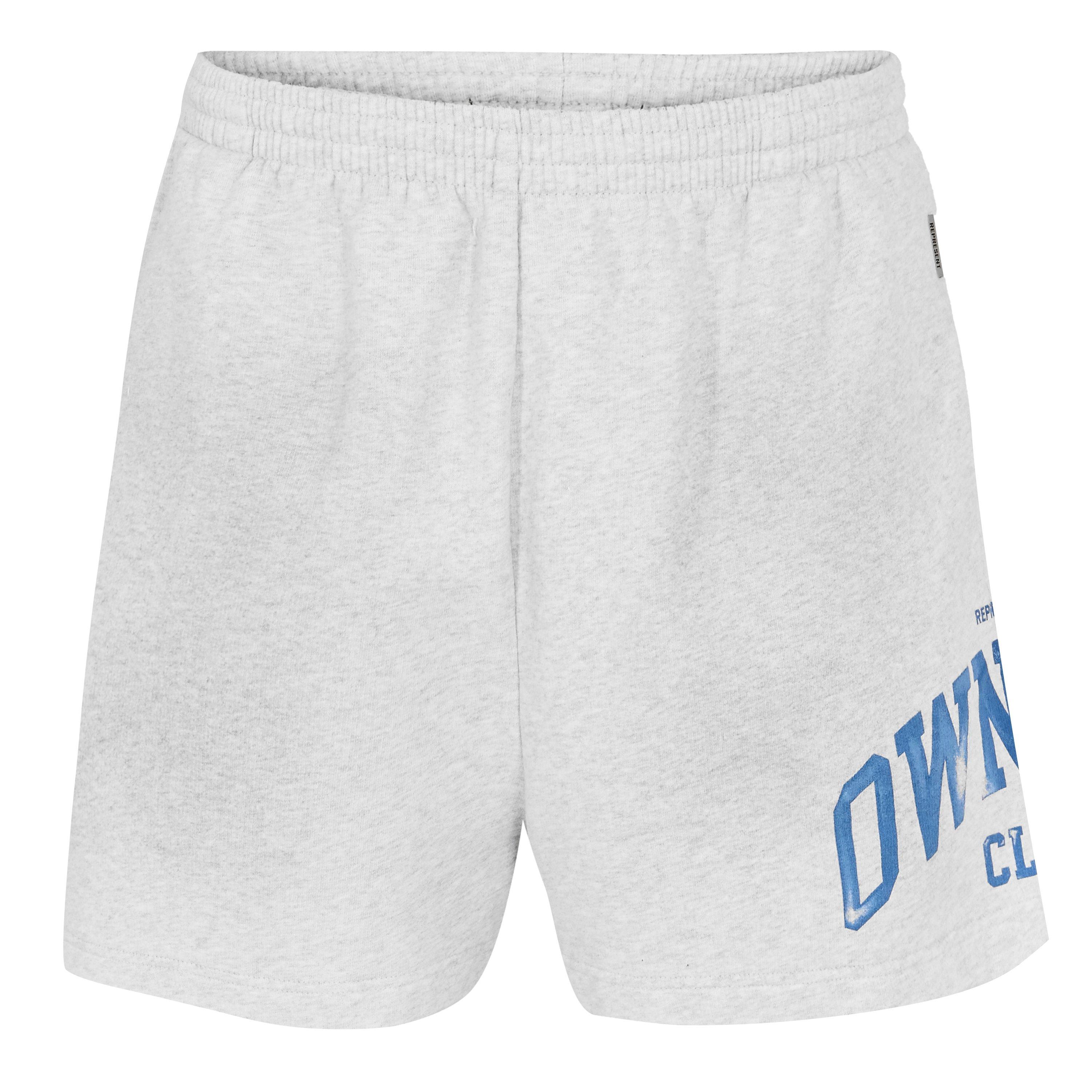 Represent Men's Owners Fleece Jogger Shorts - Sprayed Grey - XL
