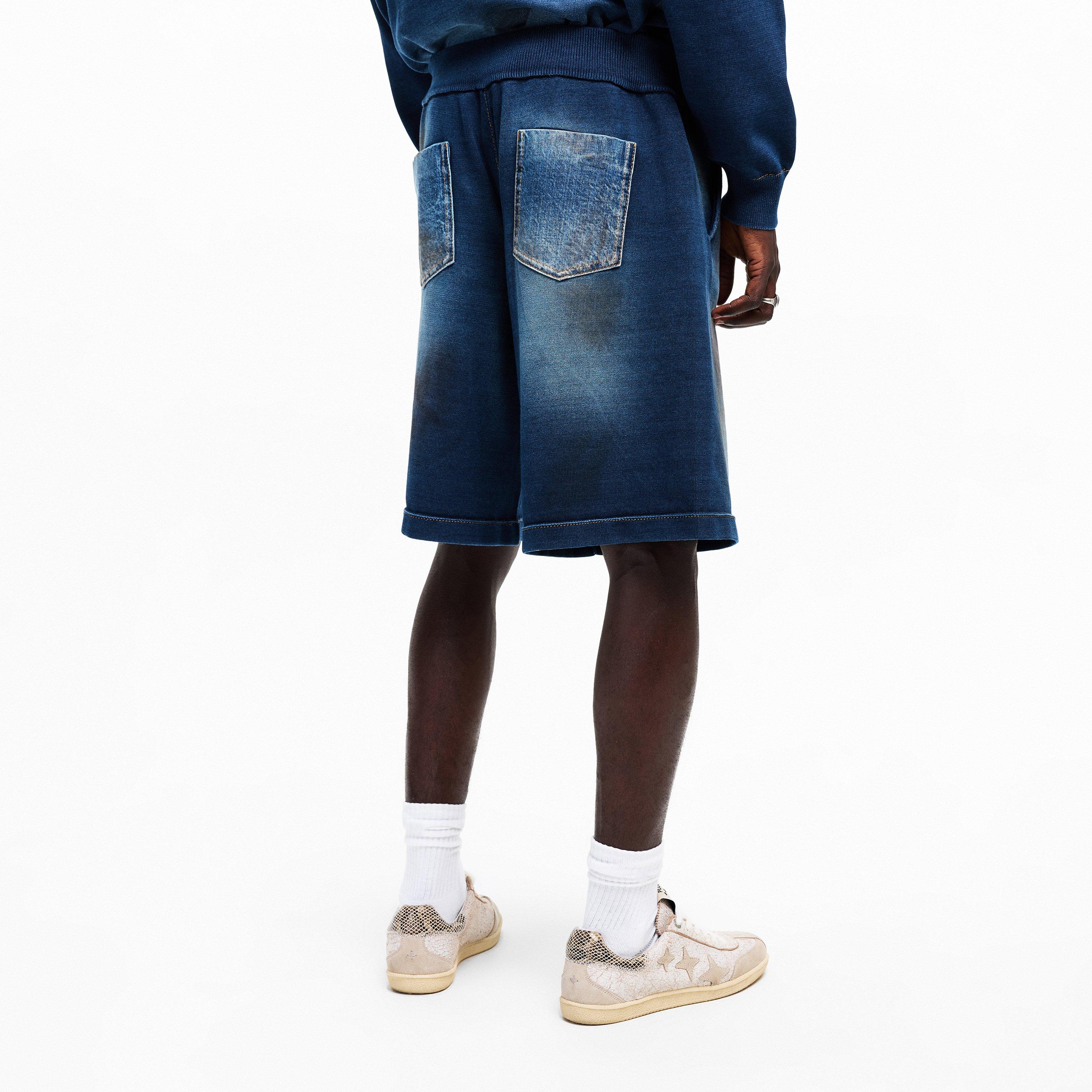 Navy - DSquared2 - DSQ Denim Short Sn61 - 4