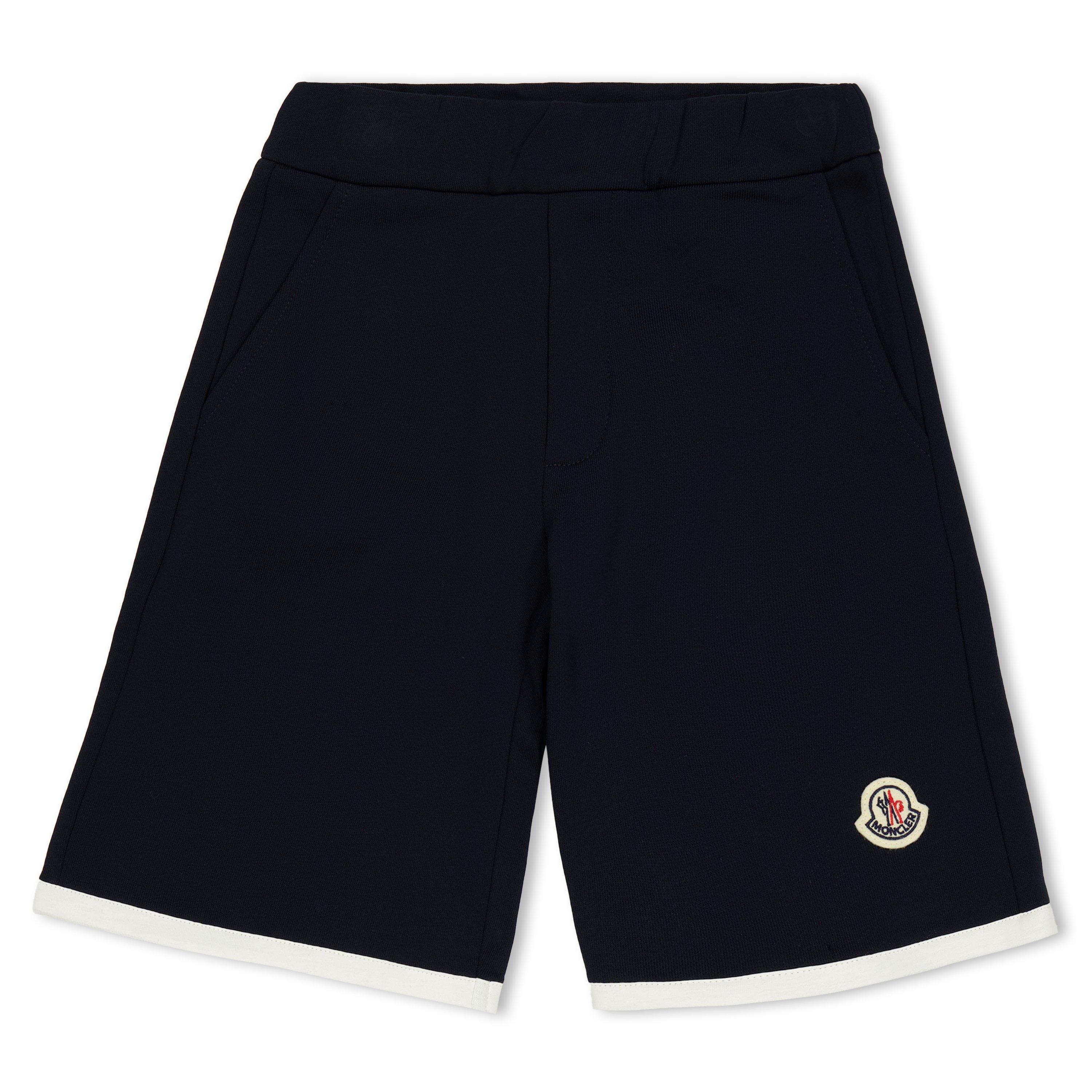 Moncler Moncler Logo Shorts Jn61 - Navy 778 - Size 14Y