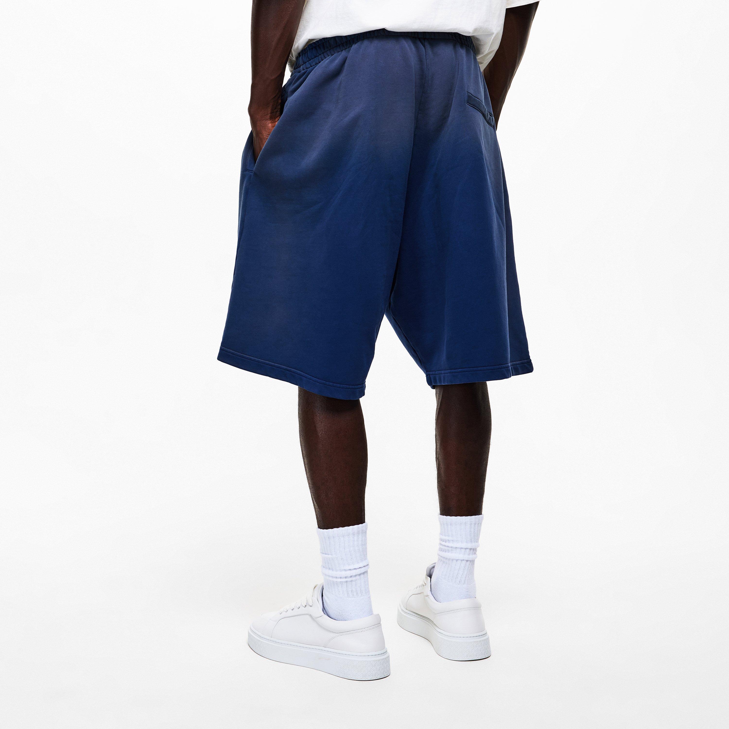 Multi Blue - Moschino - Men's Fleece Jogger Shorts - 4