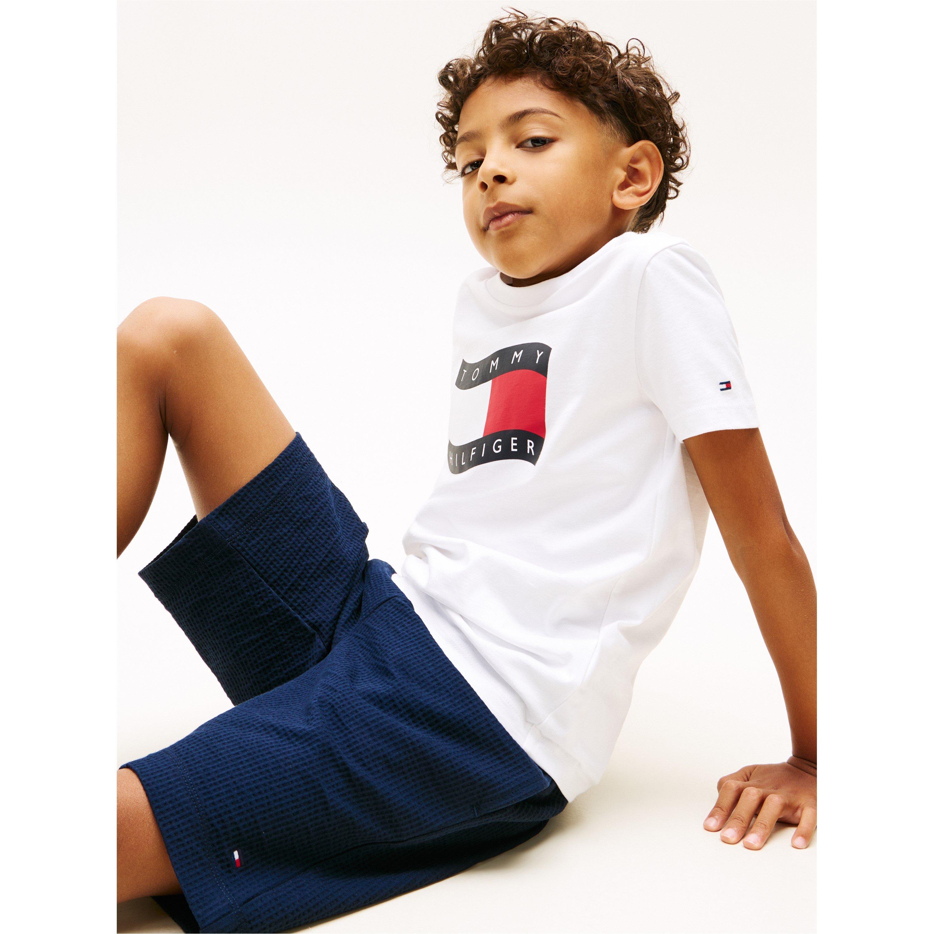 Night Navy C1G - Tommy Hilfiger - Tommy Seersckr Short Jn62 - 3