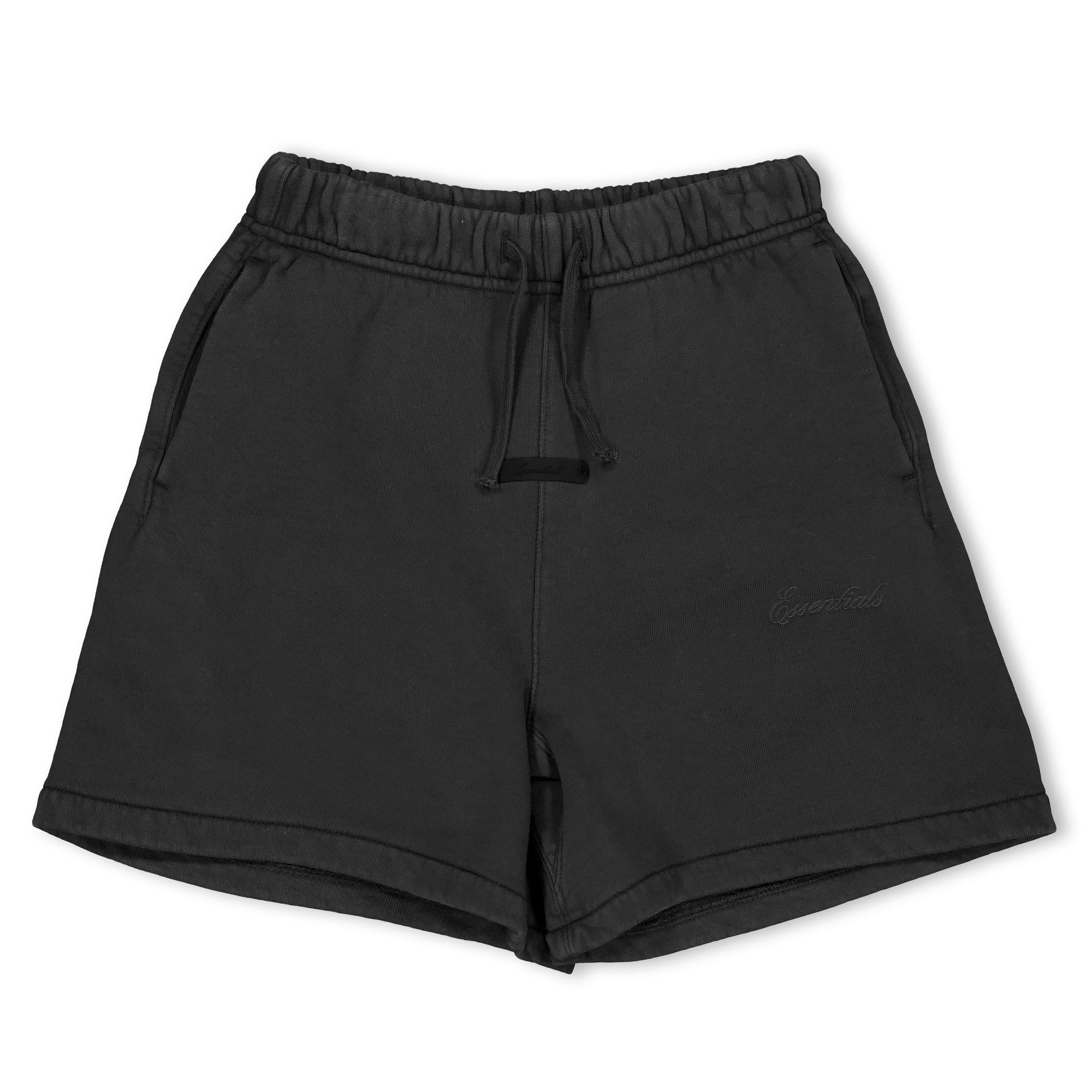 Faded Black - Fear Of God Essentials - Unisex Kids' Fleece Shorts - 1