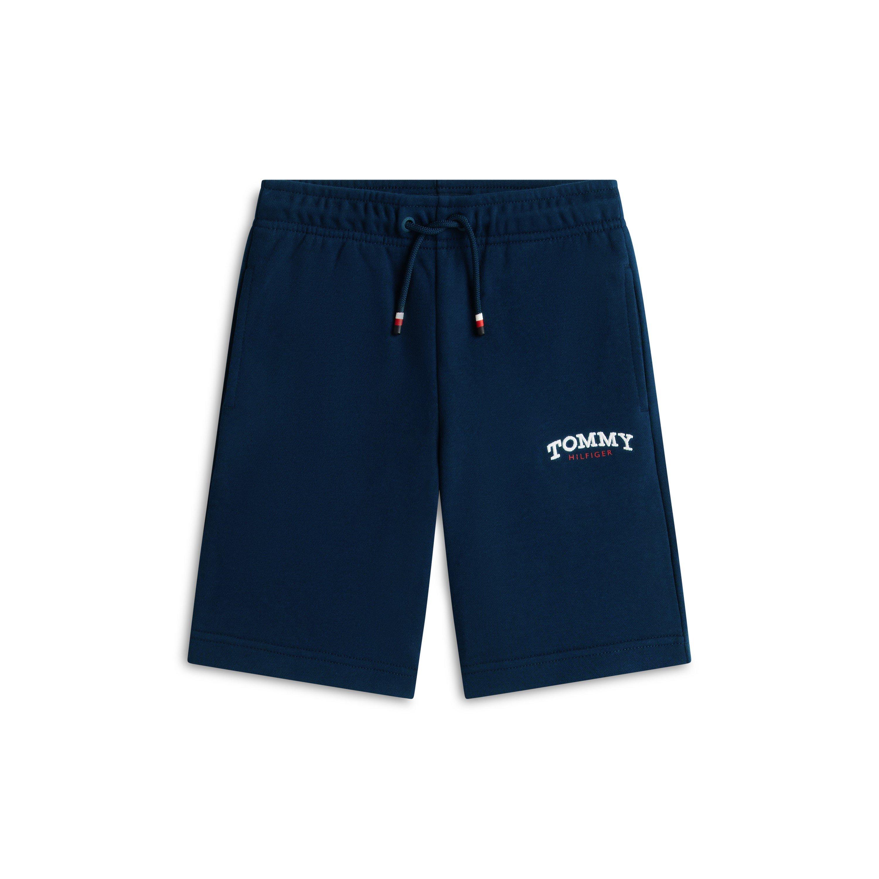 Tommy Hilfiger Boys Kids' Fleece Jogger Shorts - Night Navy C1g - 14Y