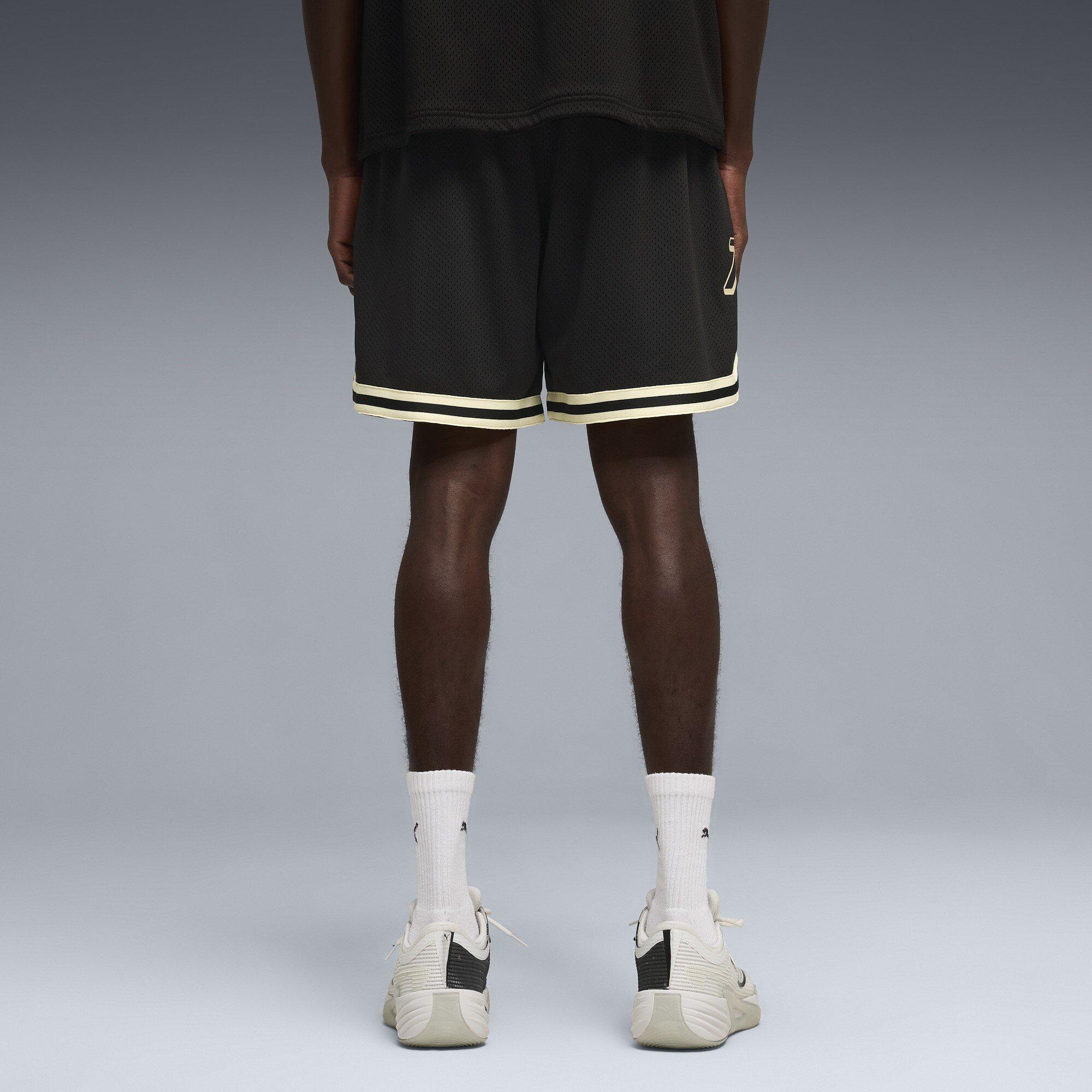 Puma Black - PUMA x Represent - PUMA x  BasketB Shrt Sn62 - 4