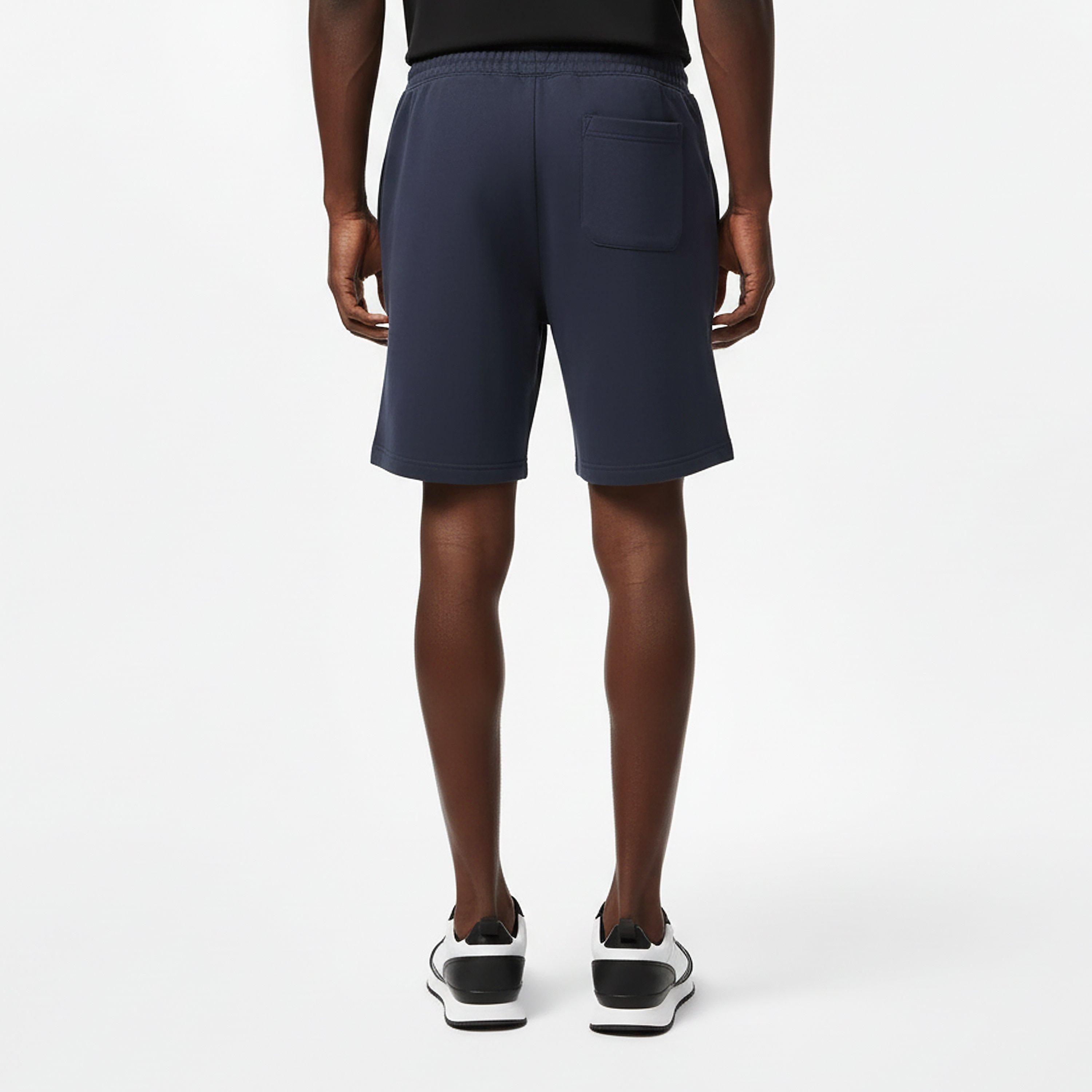 Navy 406 - Hugo - Men's Fleece Jogger Shorts - 4