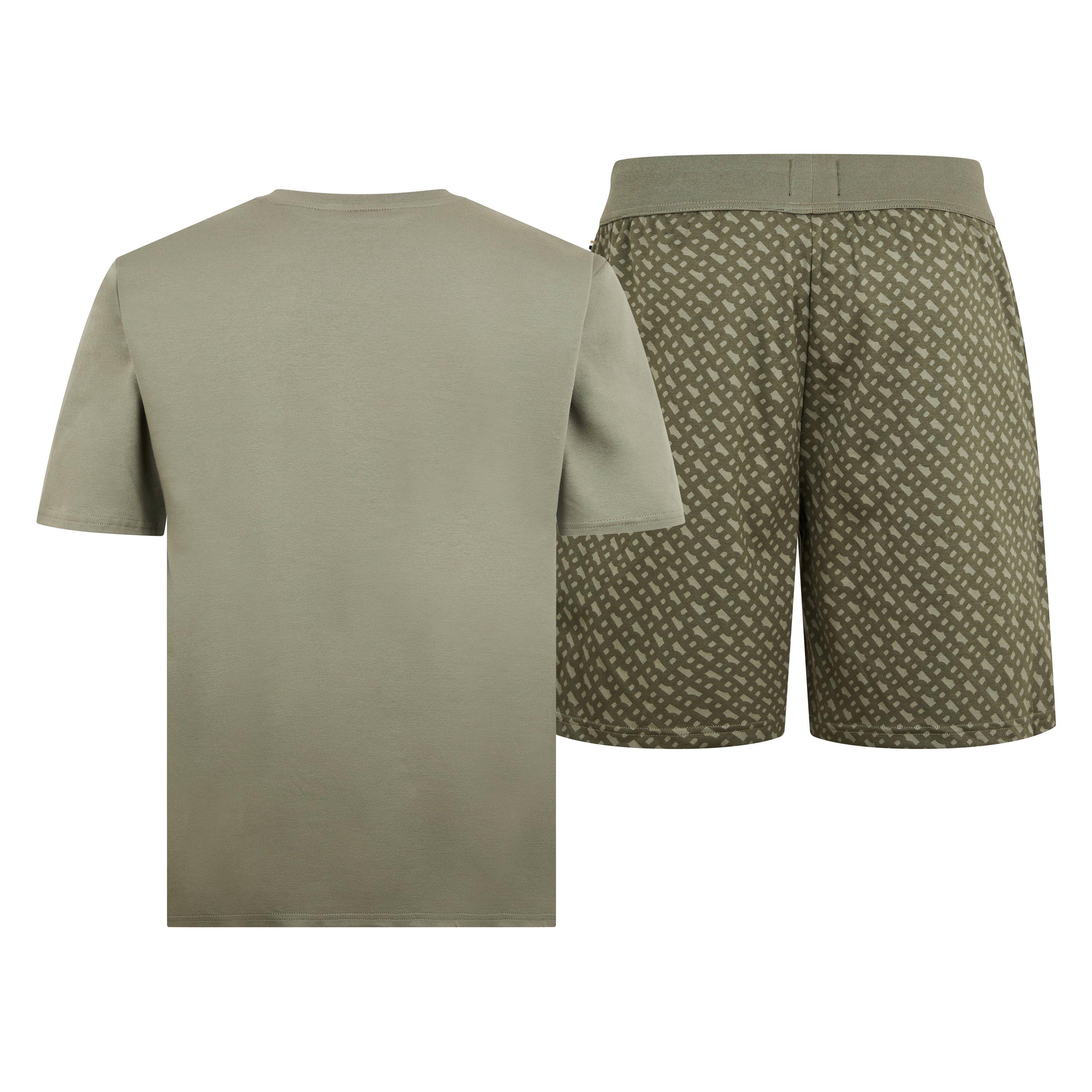 Open Green - Boss - Boss Relax Short Set 10269542 01 - 2