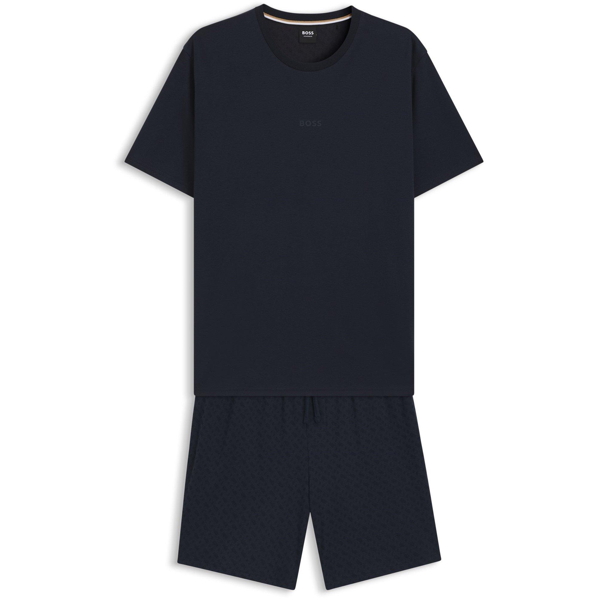 Dark Blue 406 - Boss - Relax Short Set 10269542 01 - 2