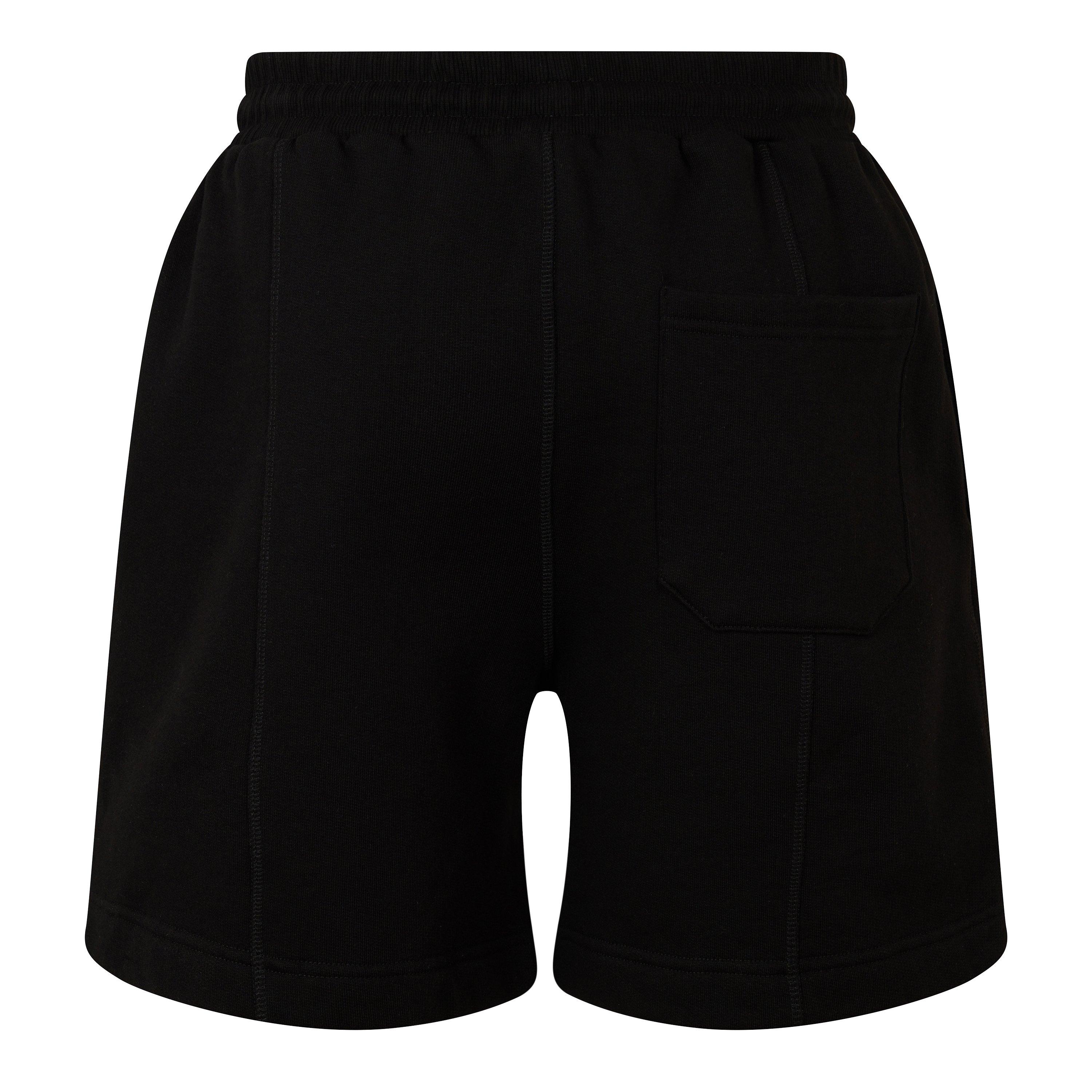 Black - Cole Buxton - Men's Fleece Jogger Shorts - 2