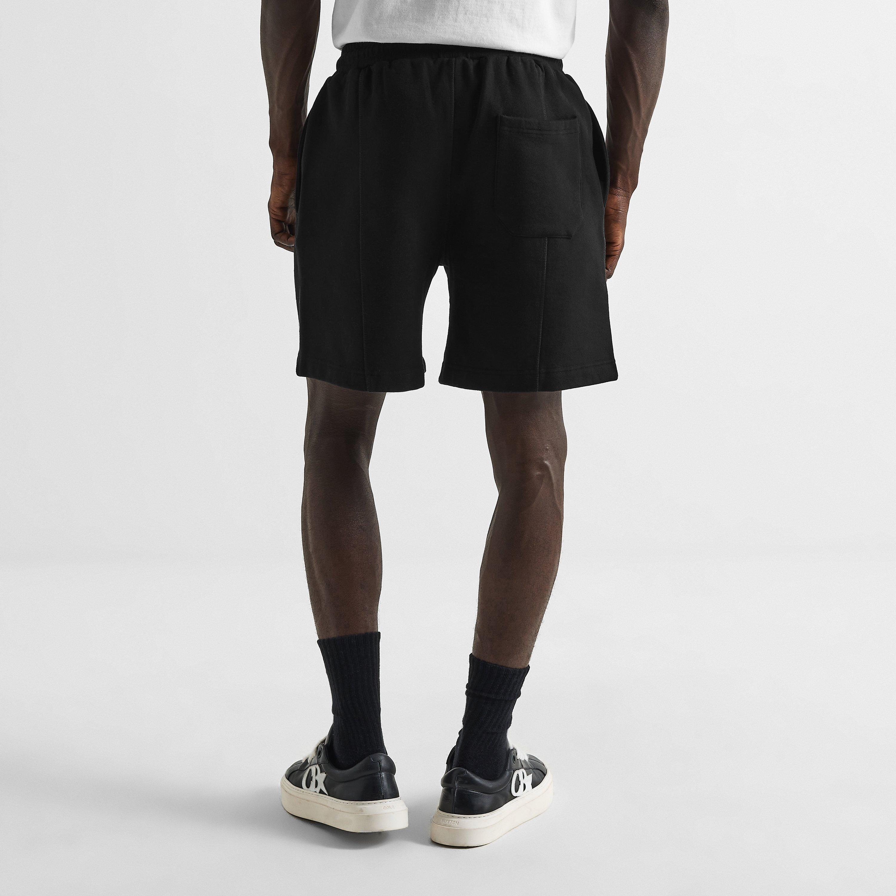 Black - Cole Buxton - Men's Fleece Jogger Shorts - 4