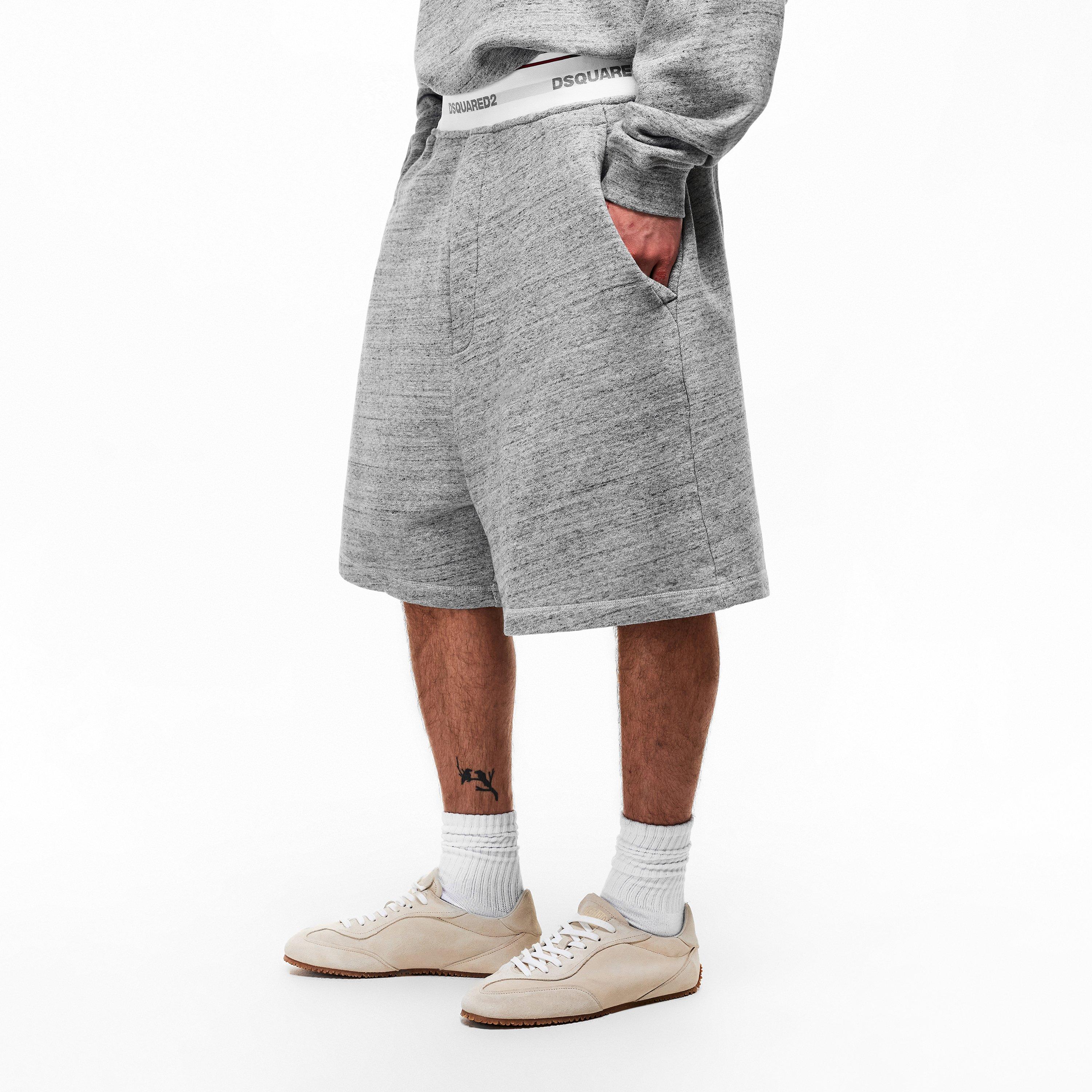 Grey Melange - DSquared2 - DSQ Big Short Fit Sn62 - 3