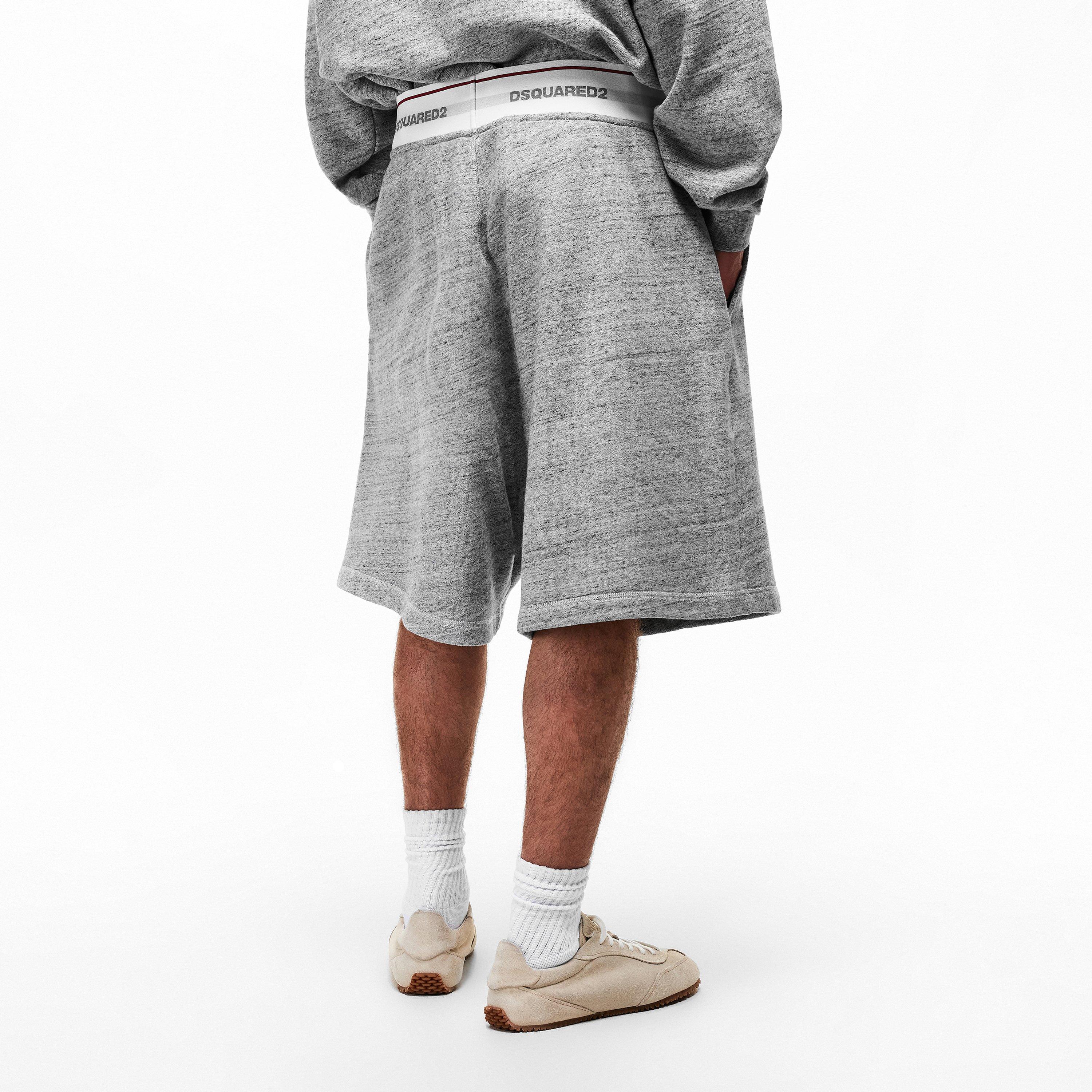 Grey Melange - DSquared2 - DSQ Big Short Fit Sn62 - 4