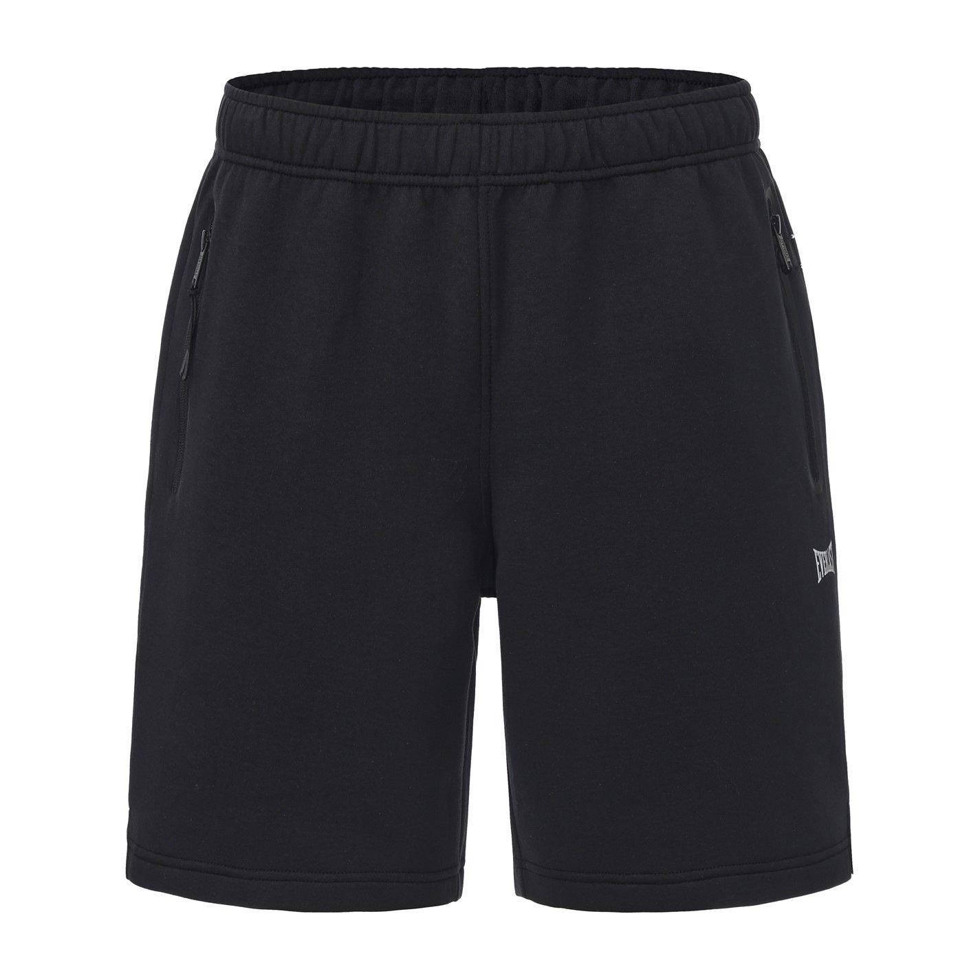 Black - Everlast - Mens Cotton Drawstring Shorts - 1