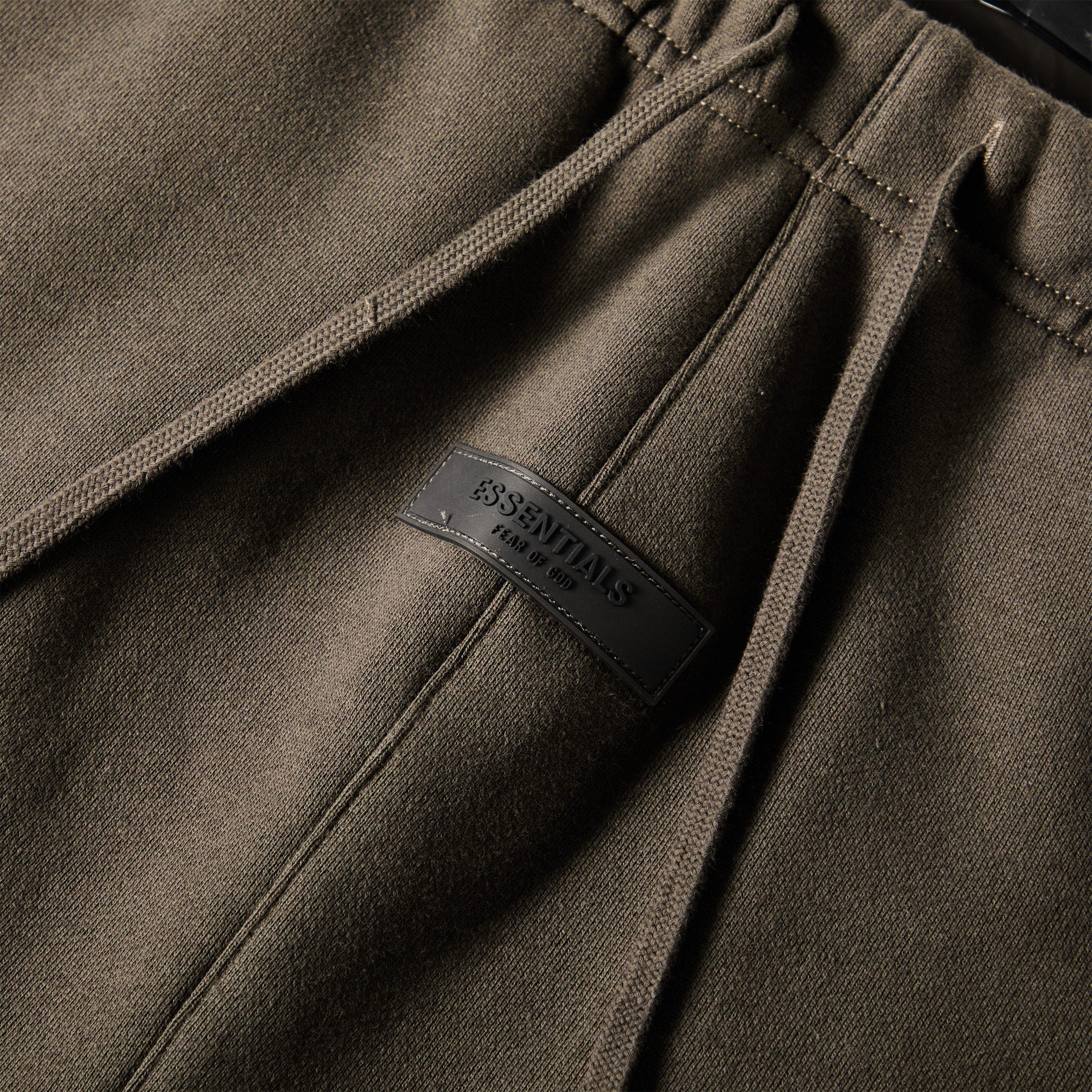 Black - Fear Of God Essentials - Men's Fleece Jogger Shorts - 3