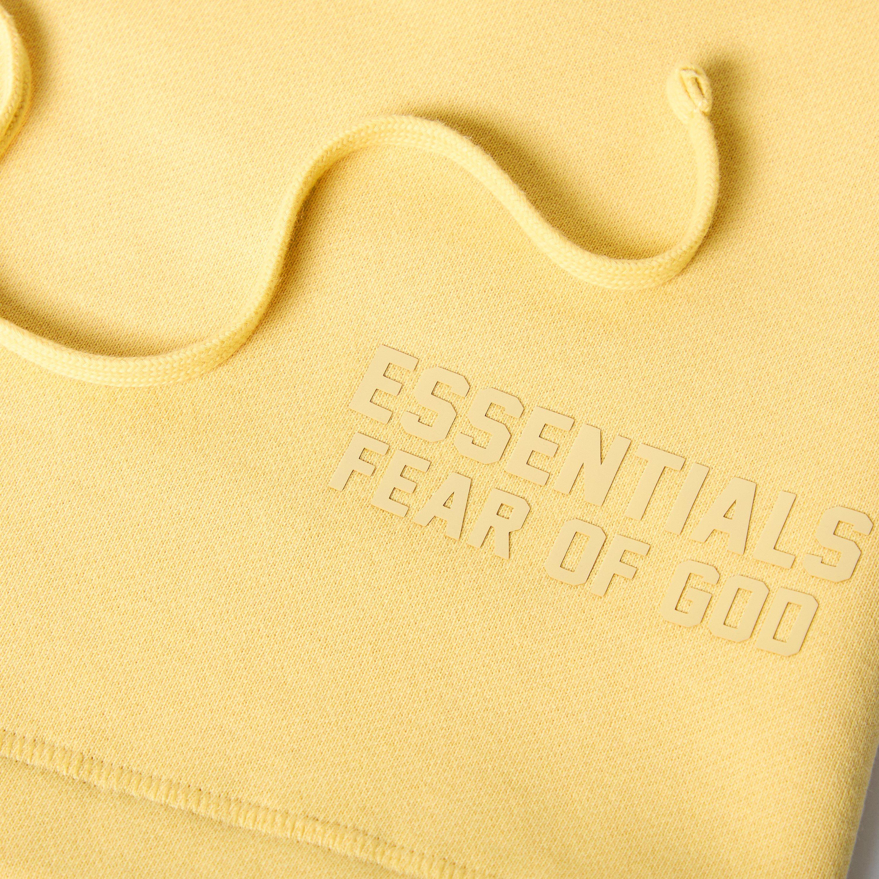 Light Tuscan - Fear Of God Essentials - Men's Fleece Jogger Shorts - 3