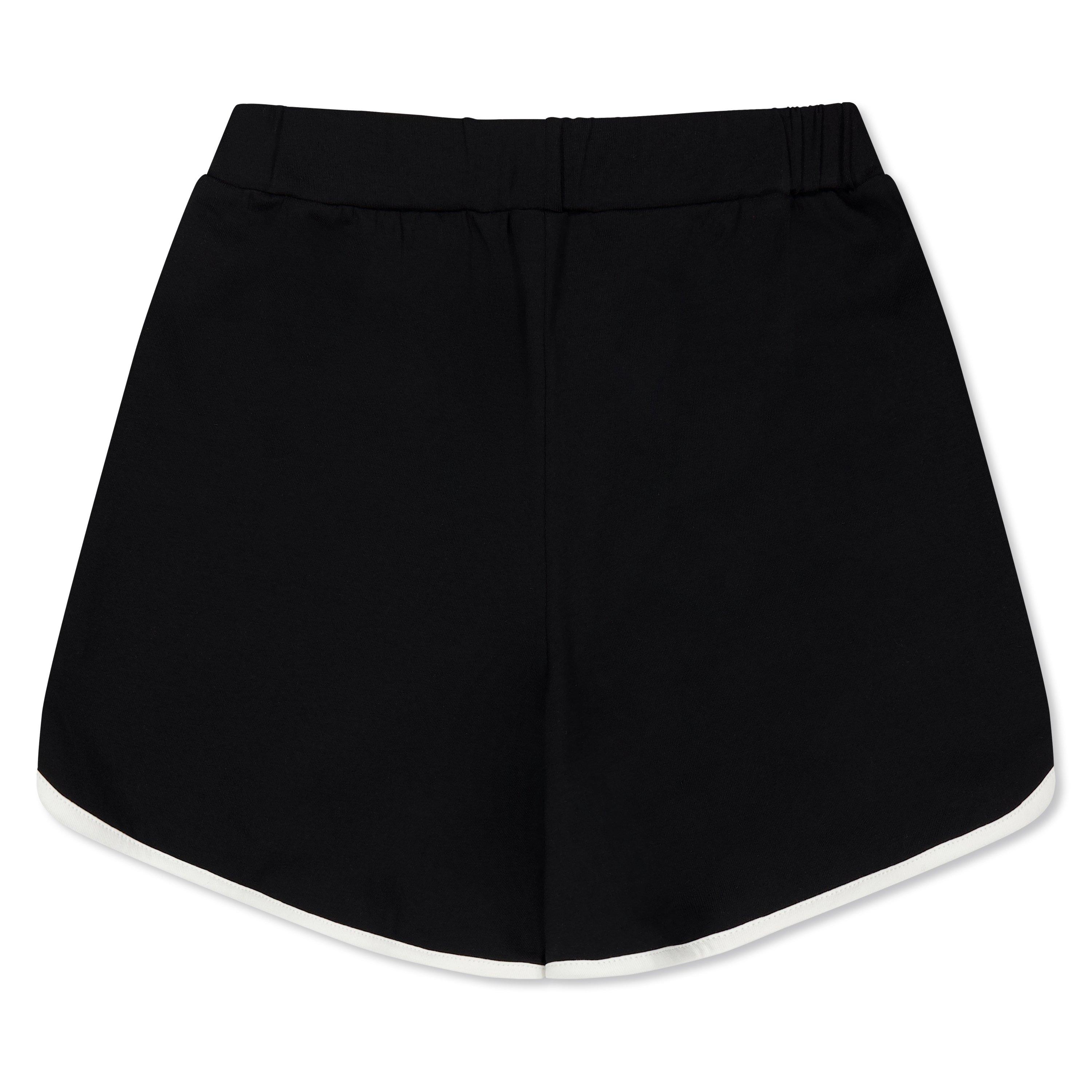 Black 930BC - Balmain - Kids' Fleece Jogger Shorts - 2
