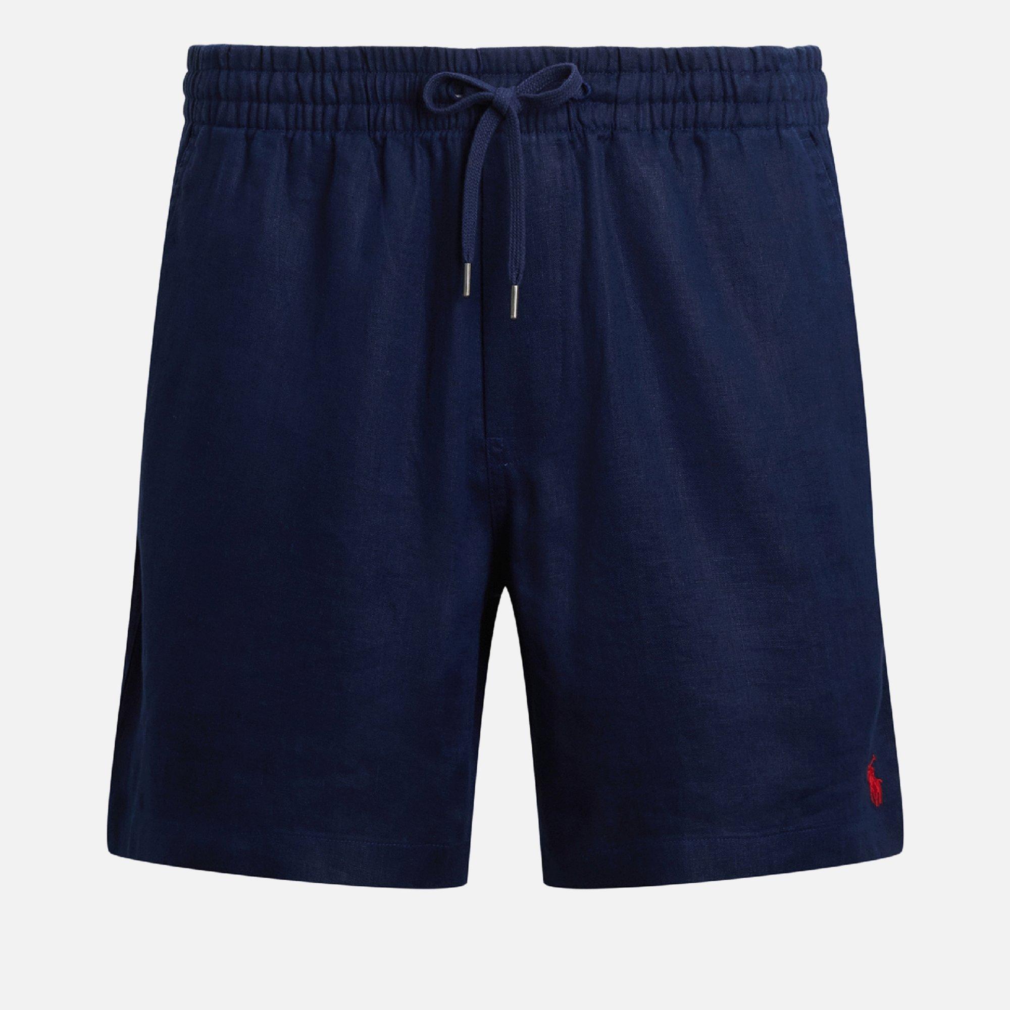 Ralph Lauren Men's Prepster Fleece Jogger Shorts - Newport Navy - L