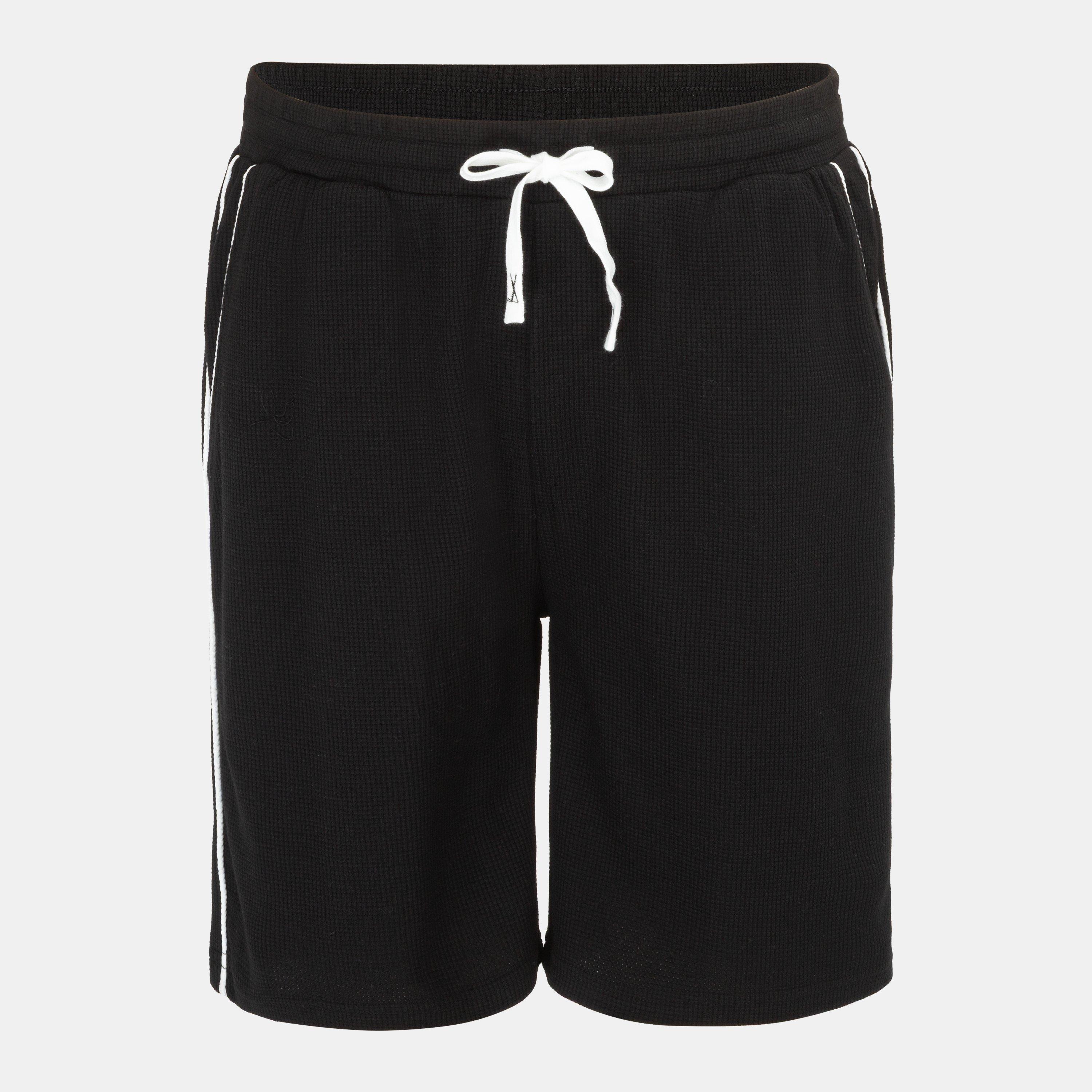 Black - Fabric - Shorts Mens - 1