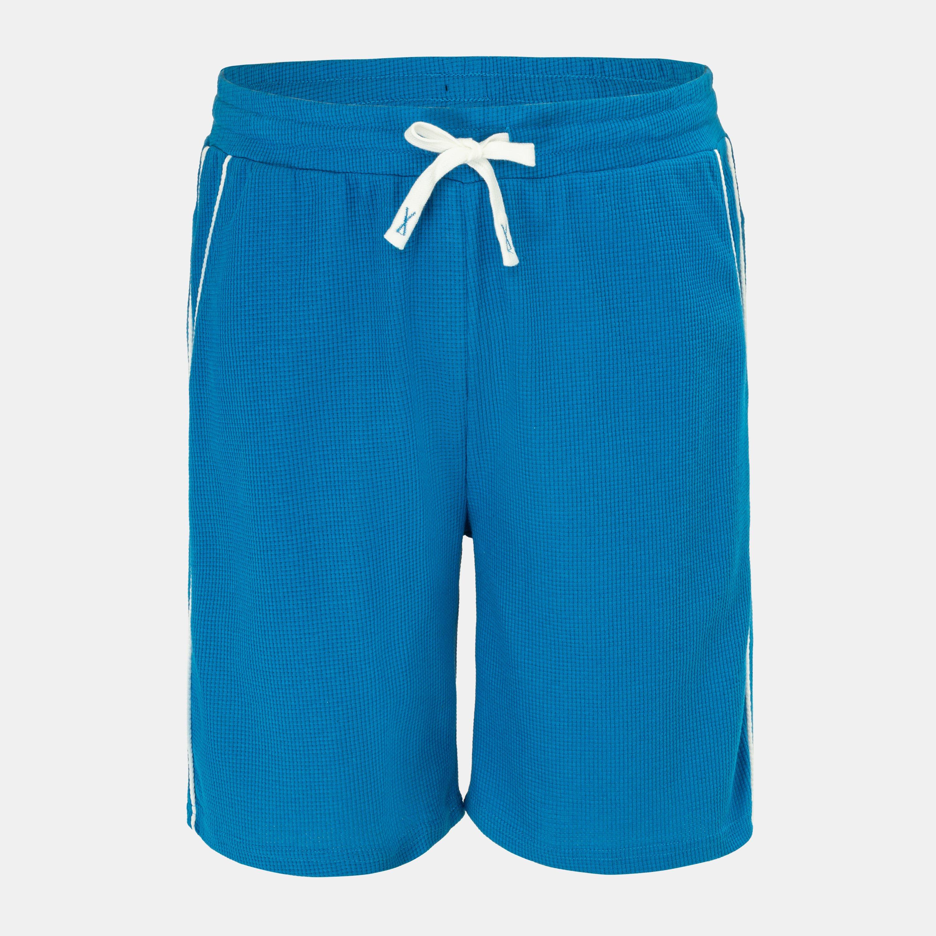 Fabric Men's Waffle Shorts - Royal - XS
