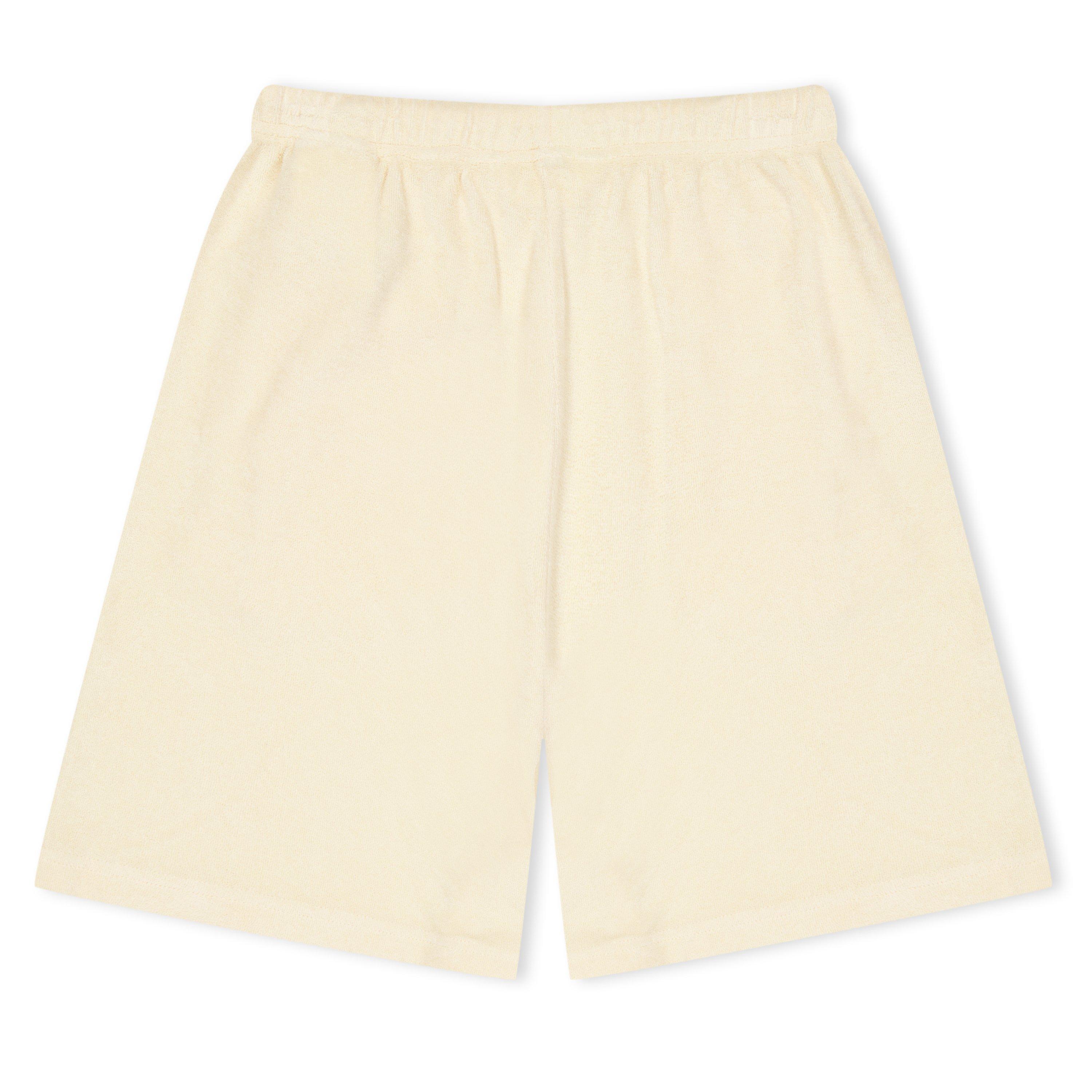 Crem/Blu 6142 - Palm Angels - Kids' Fleece Jogger Shorts - 2