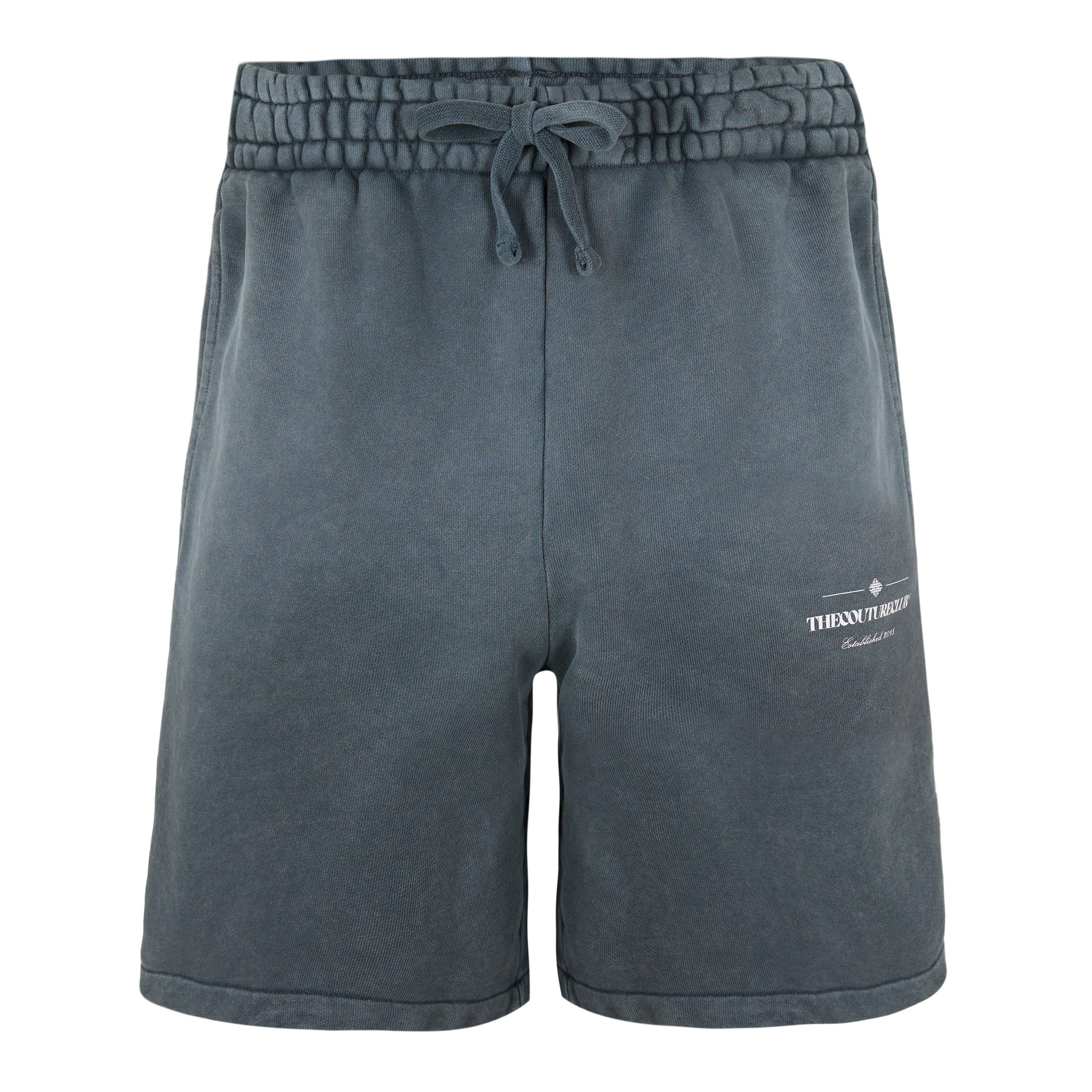 Black - The Couture Club - Mens Copyright Multi Graphic Shorts - 1