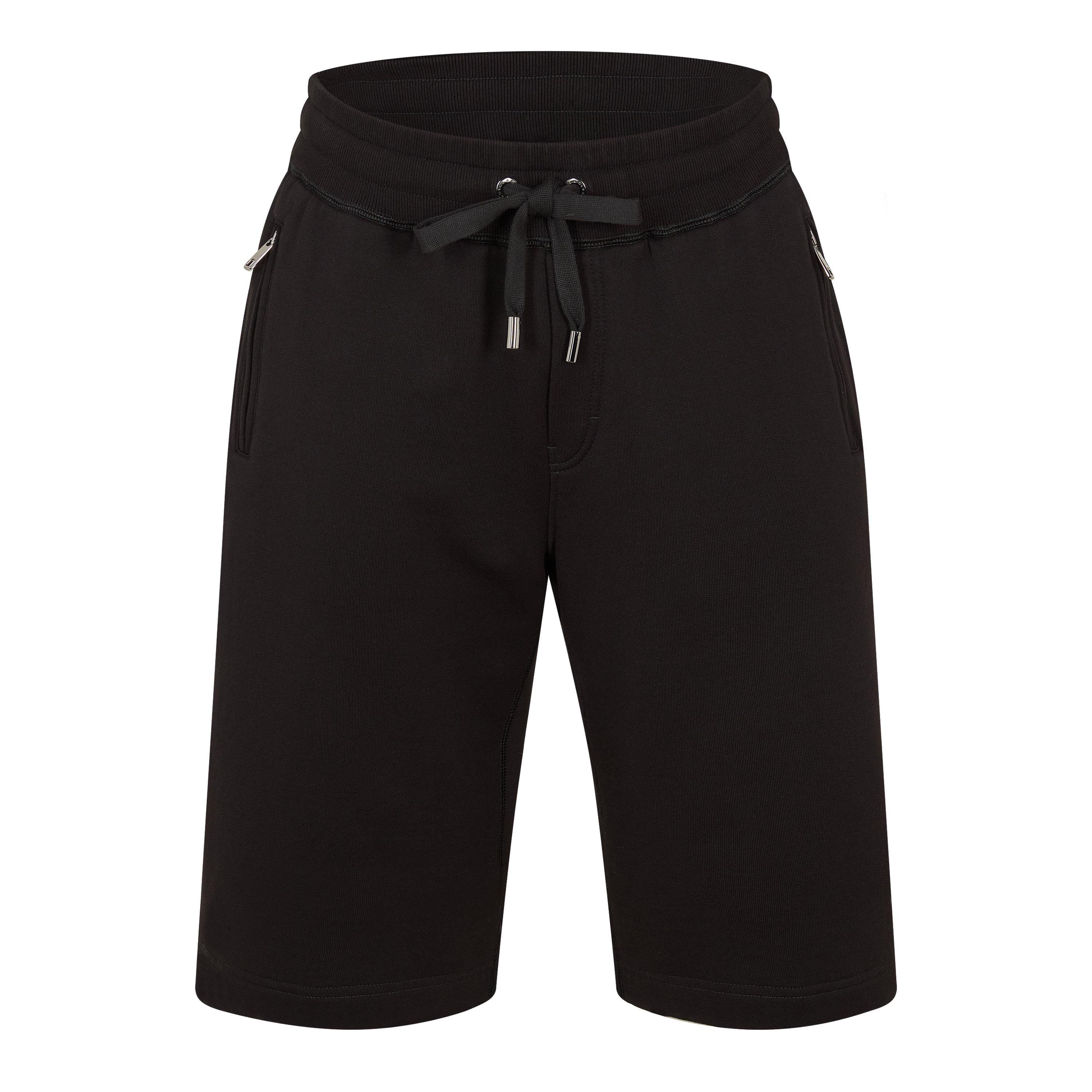 Black - Dolce and Gabbana - DG Placca Shorts Sn61 - 1