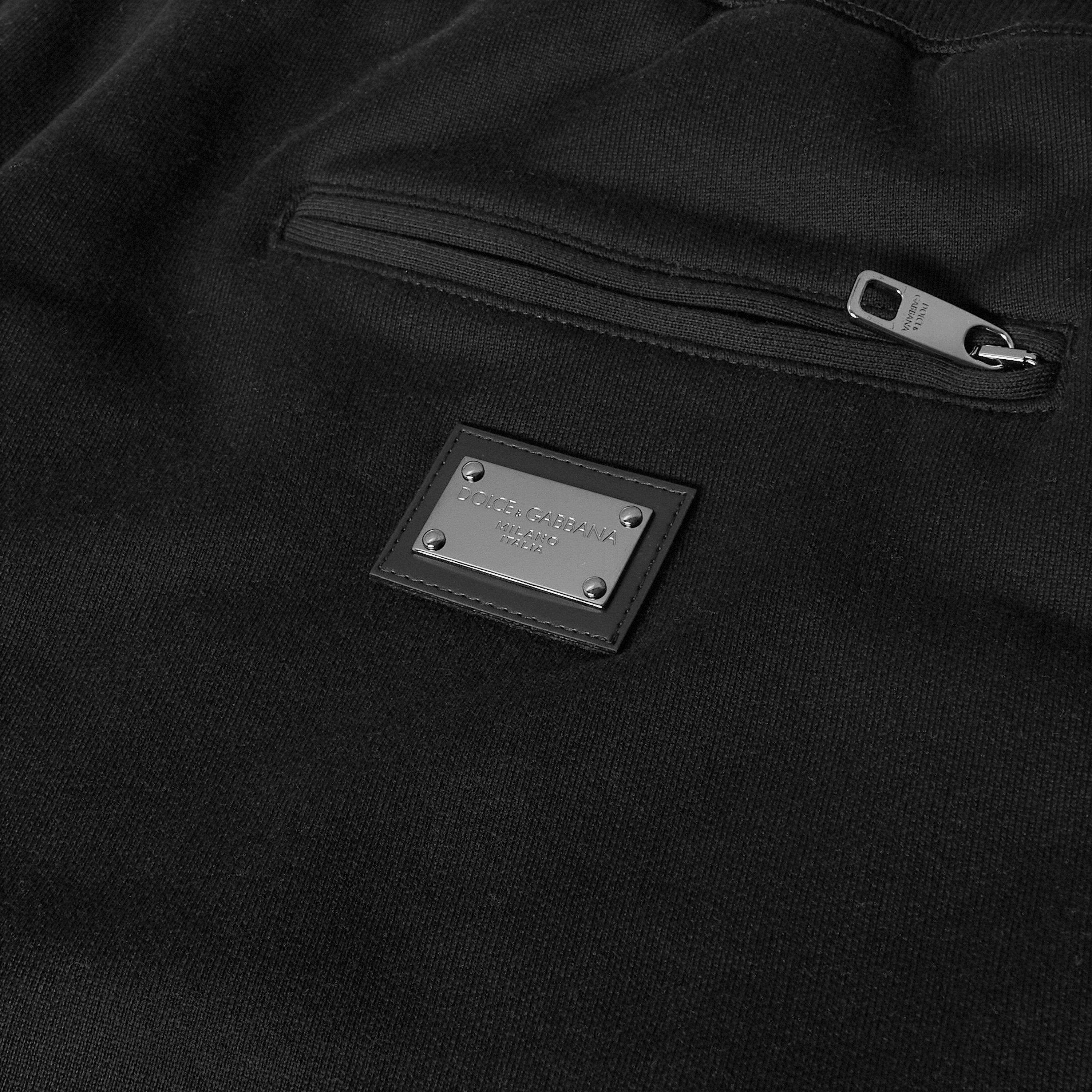 Black - Dolce and Gabbana - DG Placca Shorts Sn61 - 3