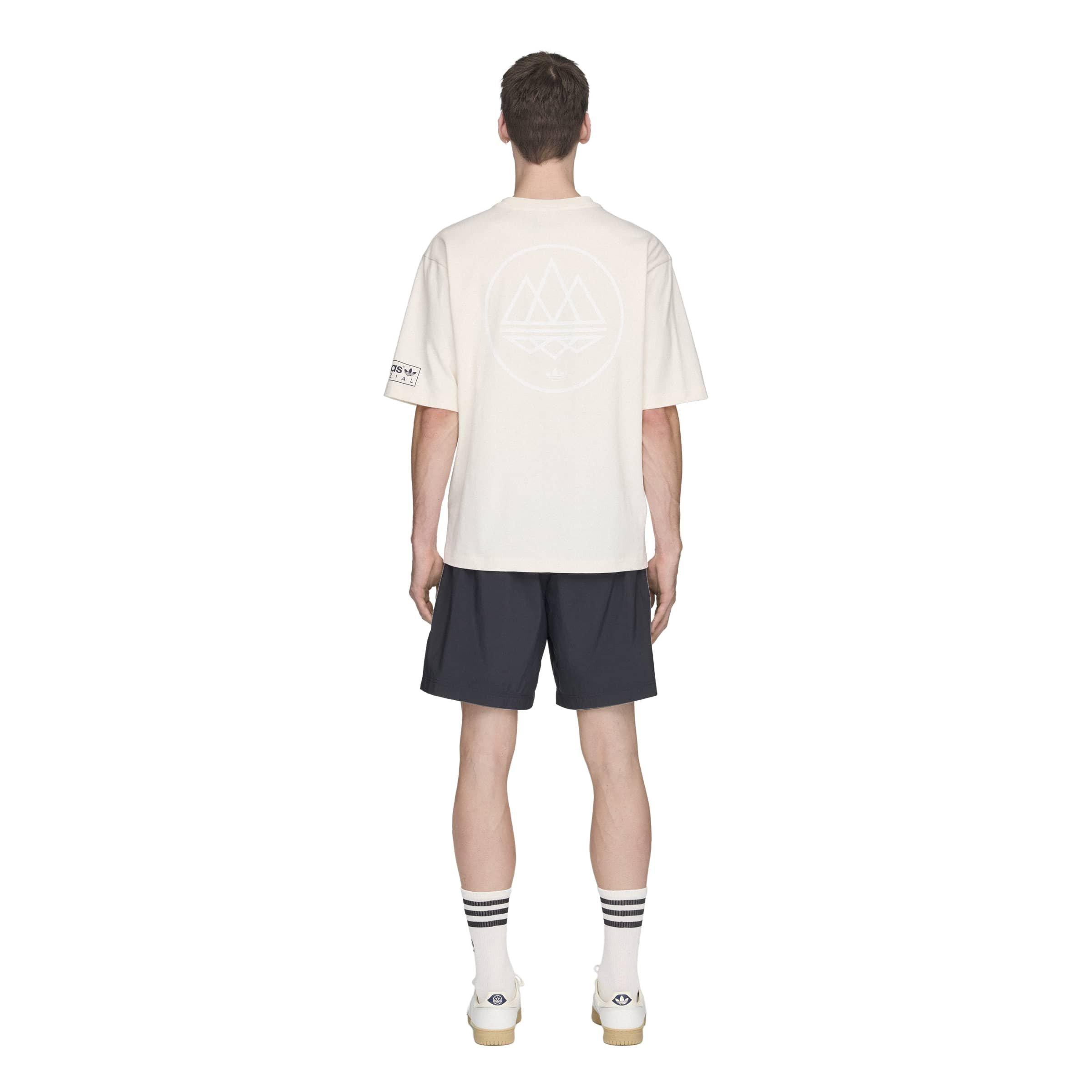 Black - adidas - SPZL Mens Hudswell S Fleece Jogger Shorts - 7