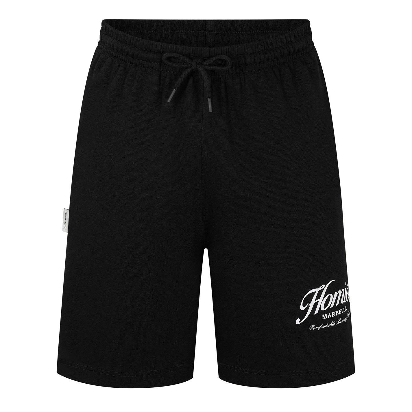 Black - Homies Marbella - HOMIES ESSENTIALS SHORTS BLACK - 1