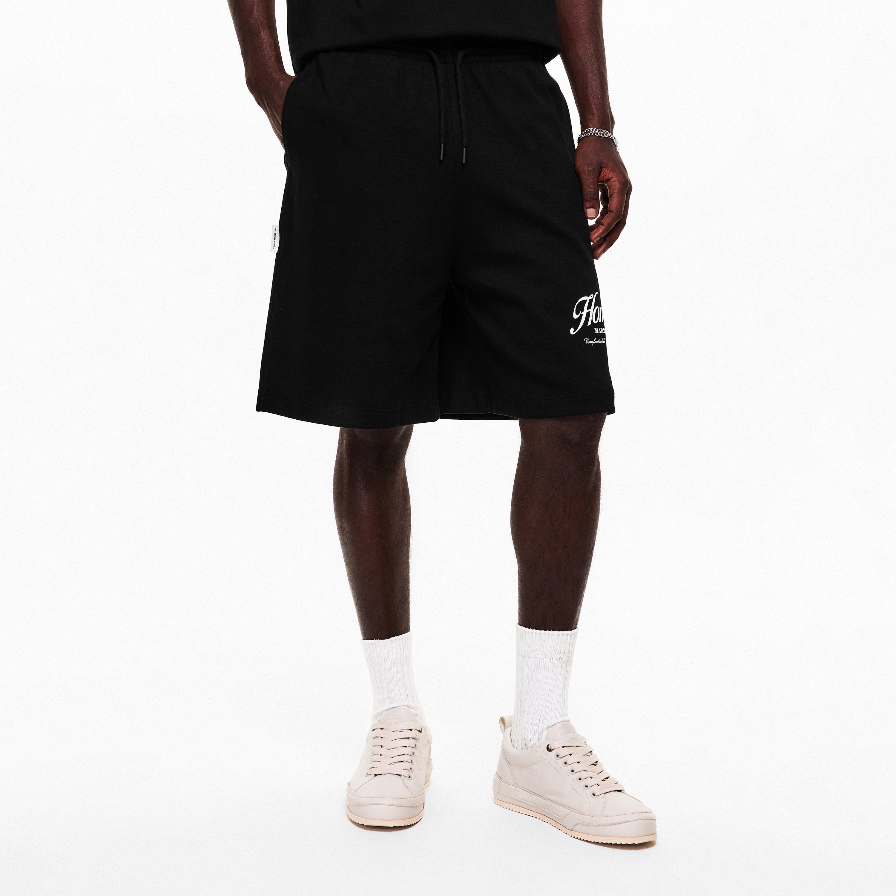 Black - Homies Marbella - HOMIES ESSENTIALS SHORTS BLACK - 3