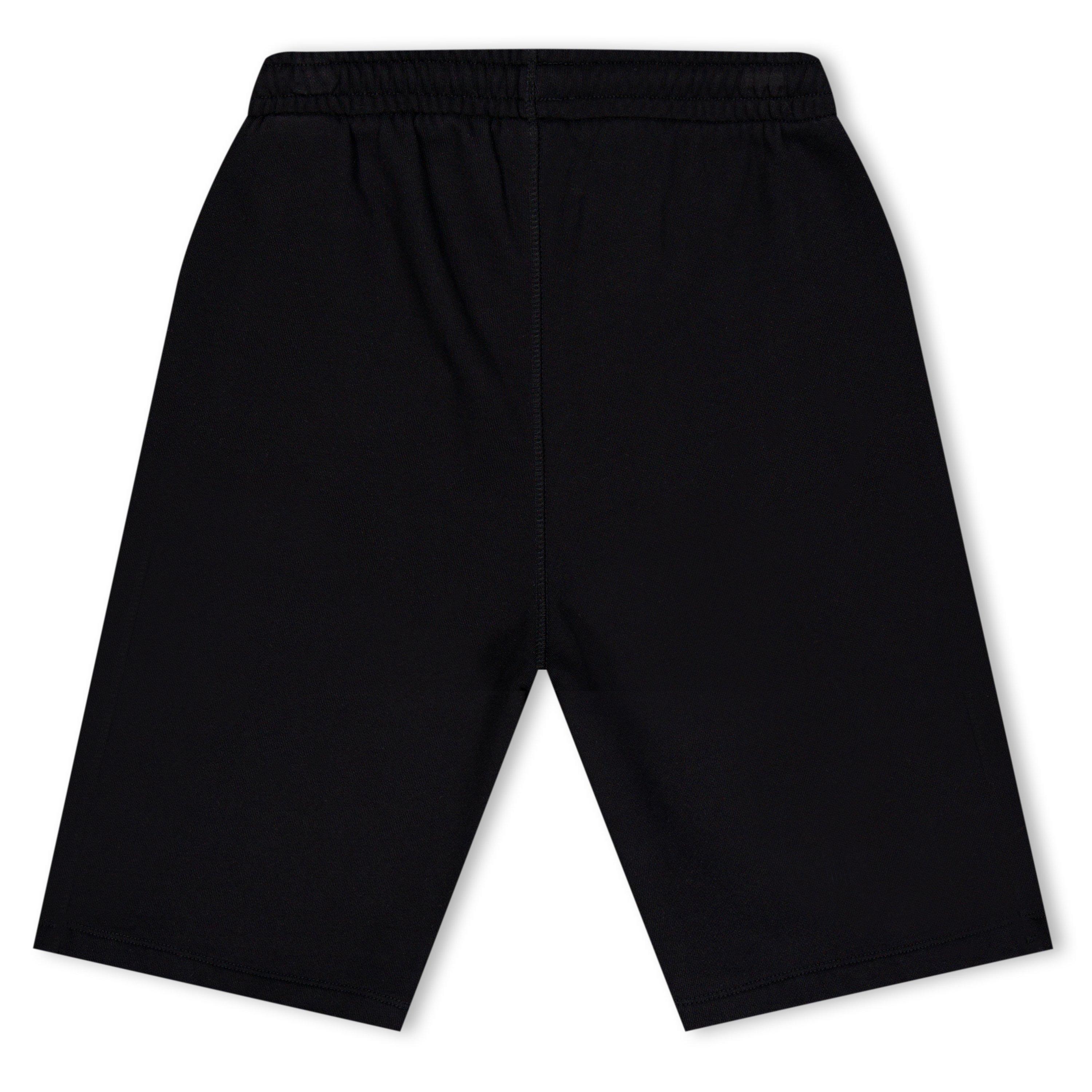 Black 1001 - Off White - Unisex Caravaggio Shirt with Cherub Motif Shorts - 2