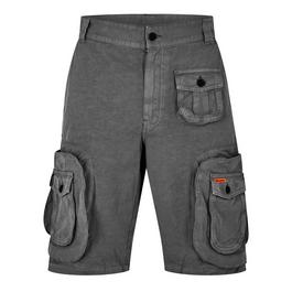 Heron Preston Logo Patch Cargo Shorts