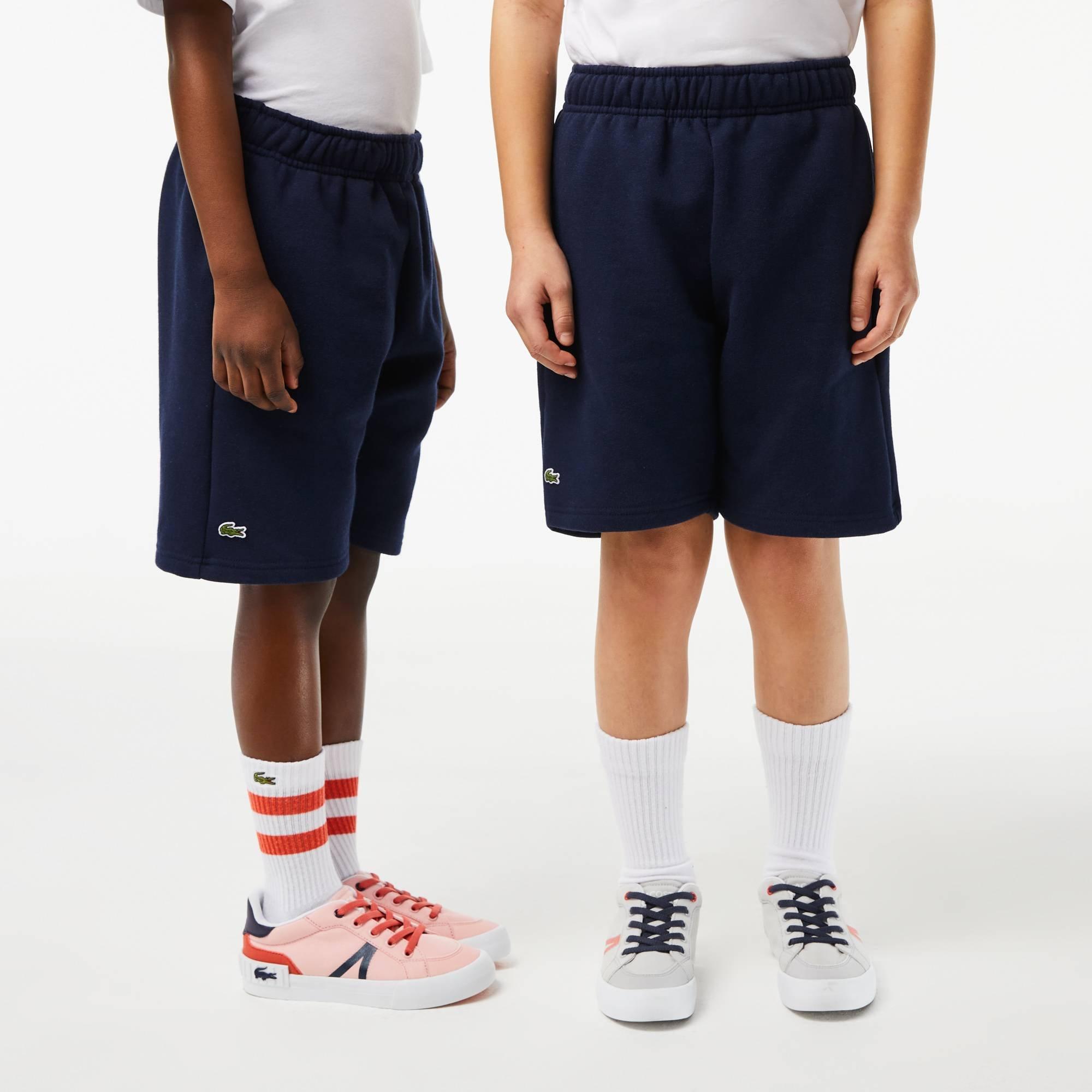 Marineblauw 166 - Lacoste - Boys' Elasticated Tracksuit Shorts - 4