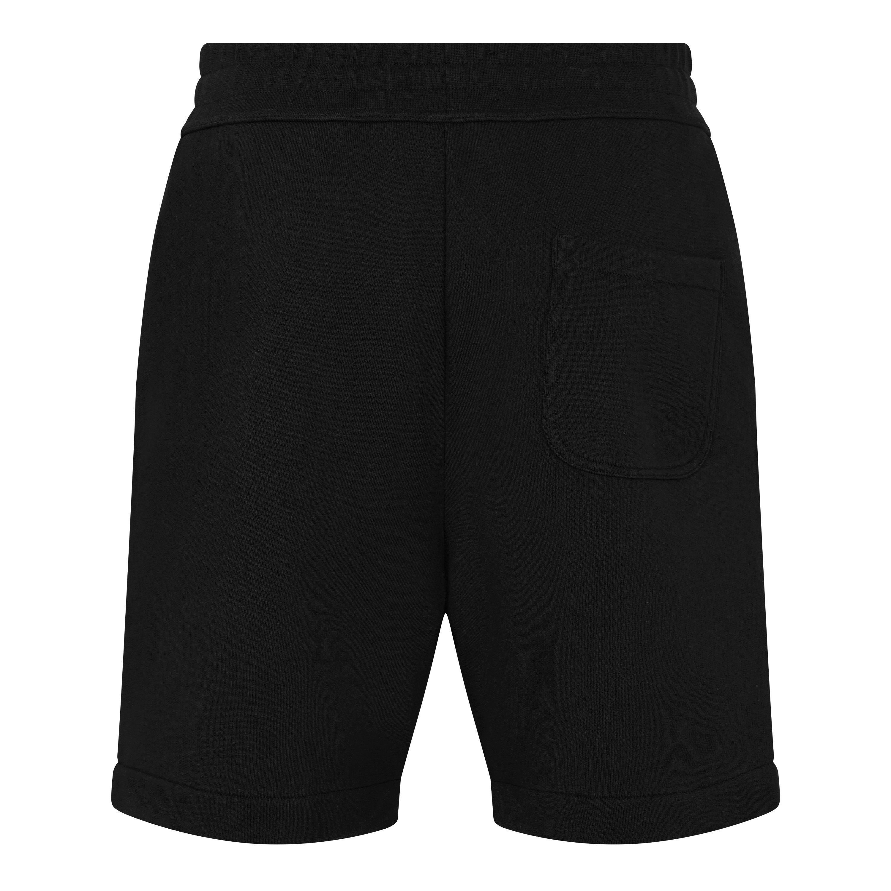 Black - Vivienne Westwood - Men's Logo Cotton Embroidered Orb Shorts - 2