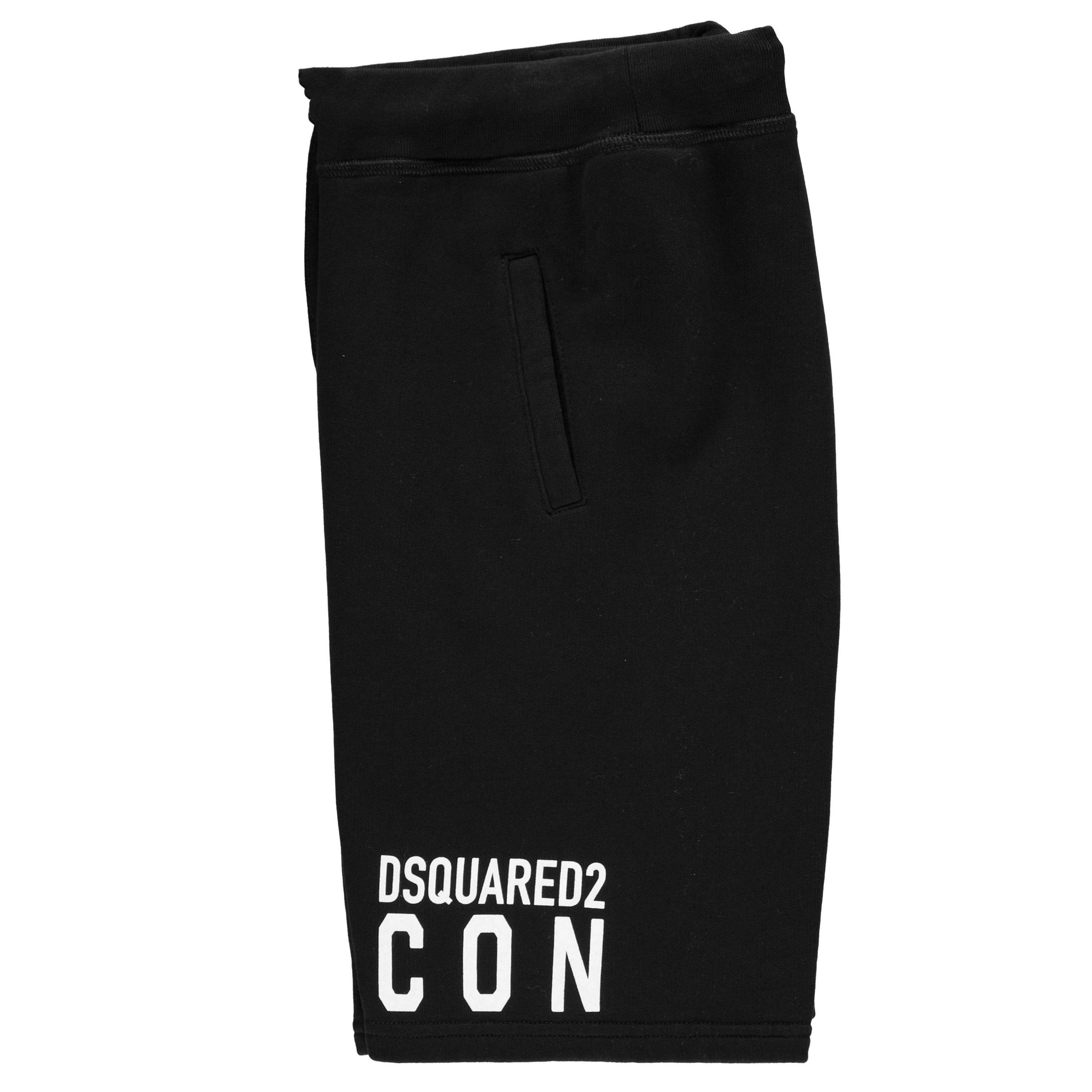 Black DQ900 - DSquared2 - Icon Logo Shorts - 3