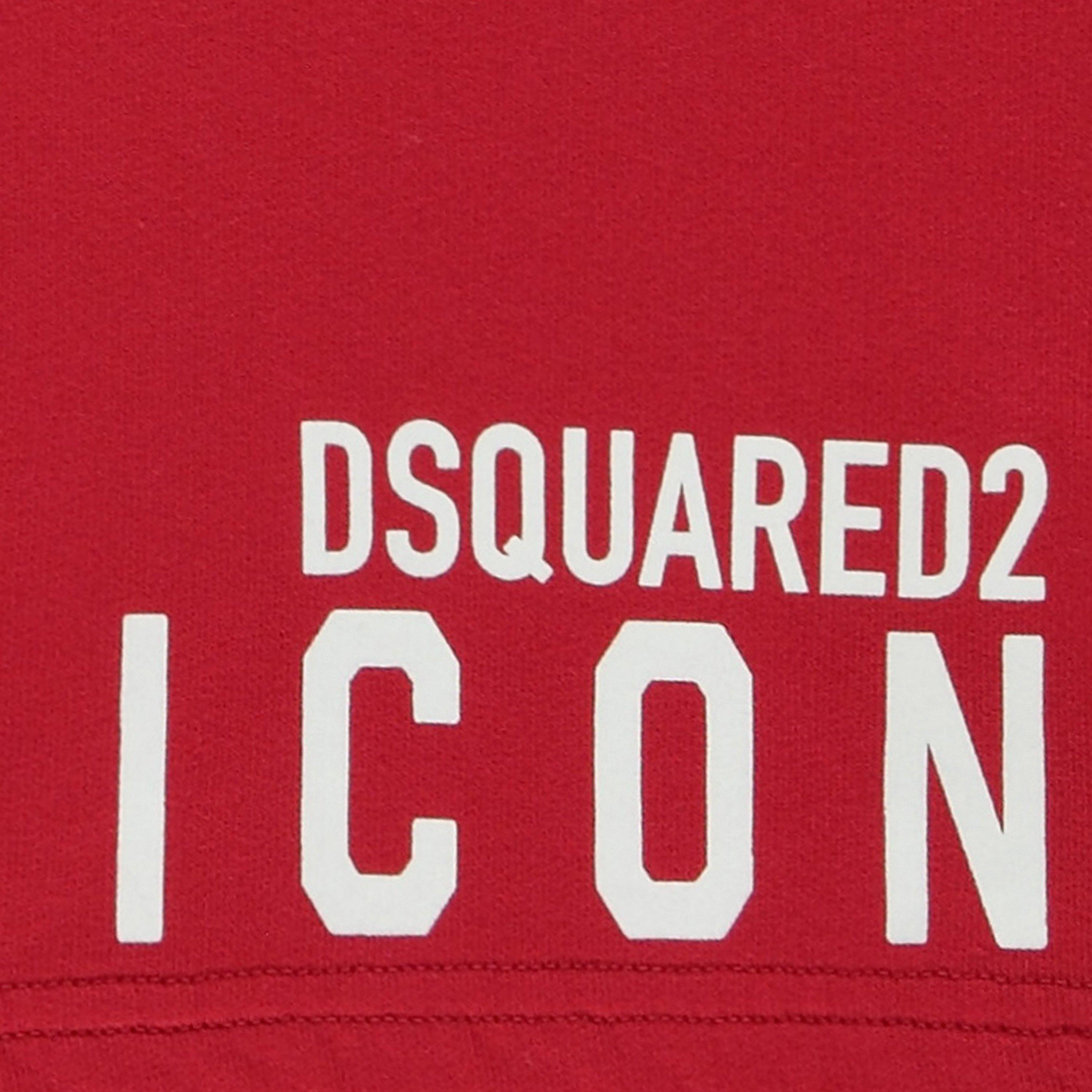 Tango Red DQ405 - DSquared2 - Icon Logo Shorts - 4