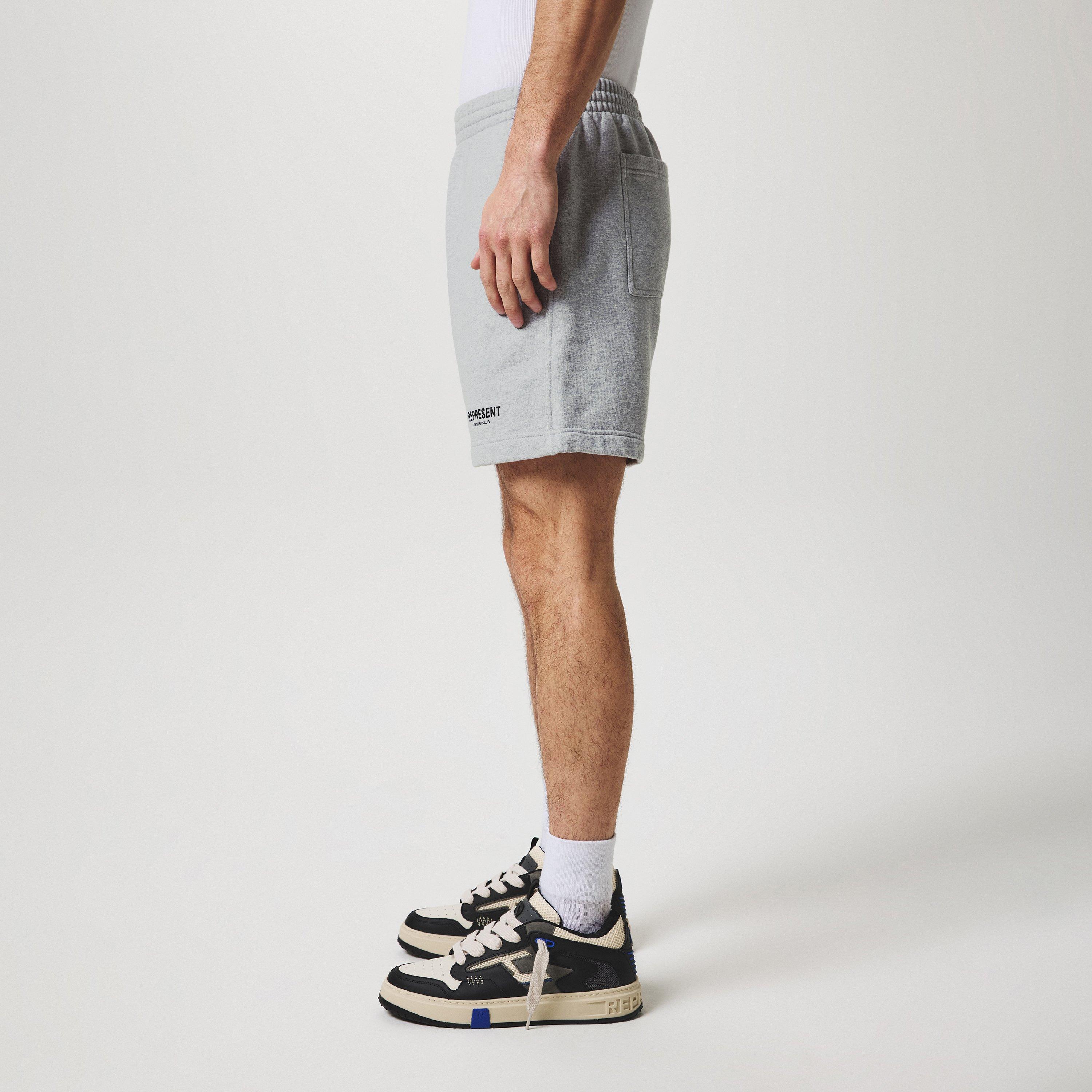 Ash Grey - Represent - Men's Owners Club Relaxed Fit Shorts - 2