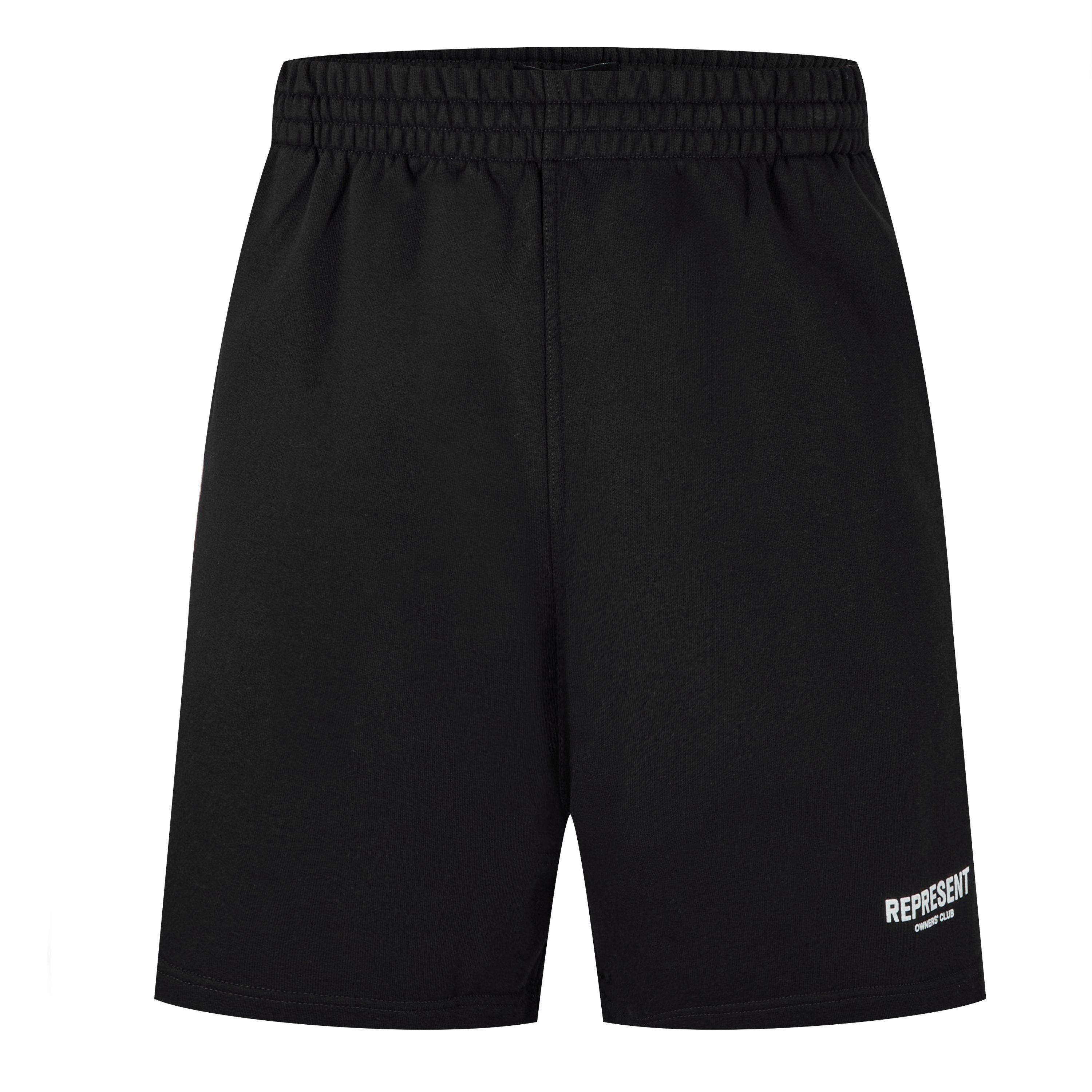 Black - Represent - Men's Owners Club Relaxed Fit Shorts - 7
