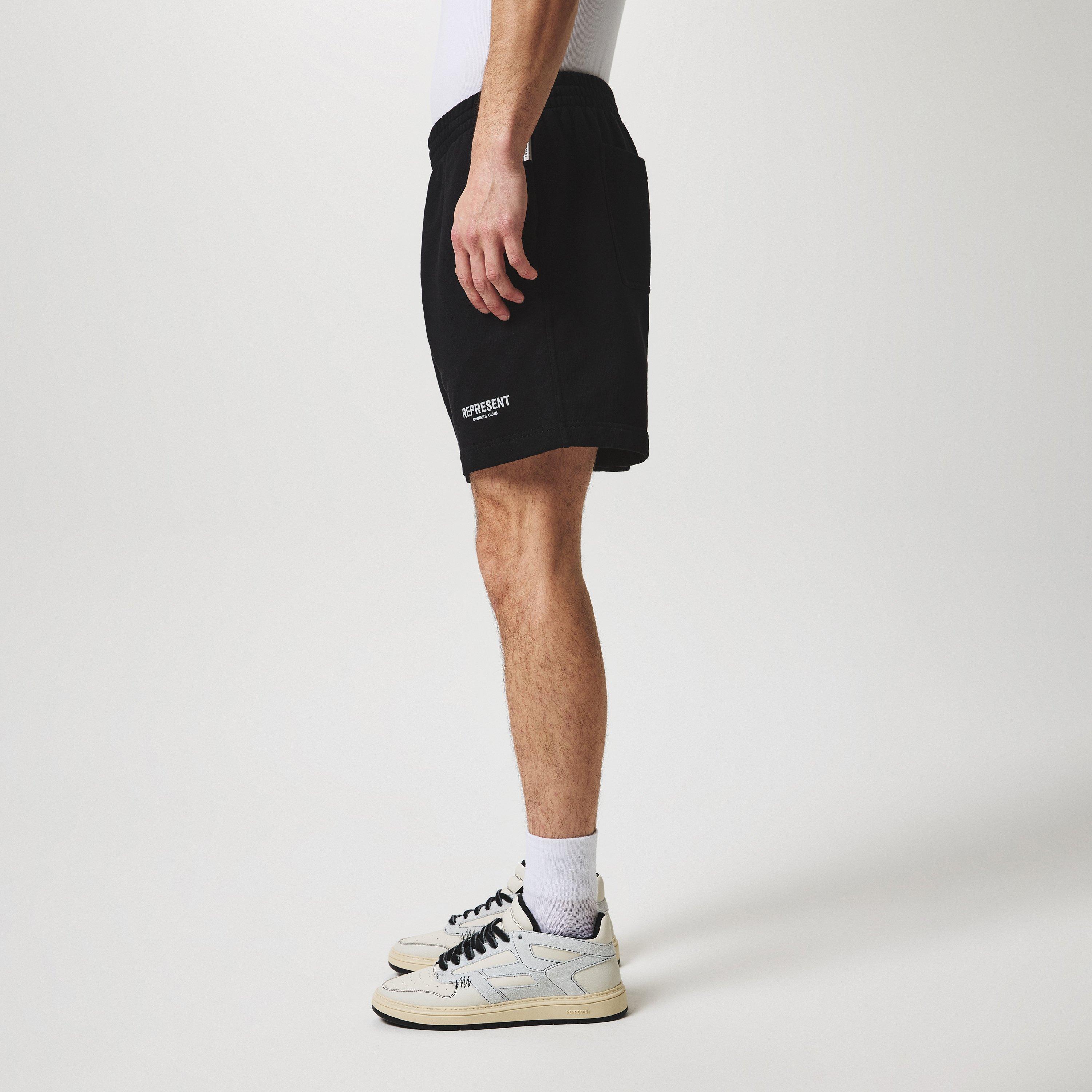 Black - Represent - Men's Owners Club Relaxed Fit Shorts - 5