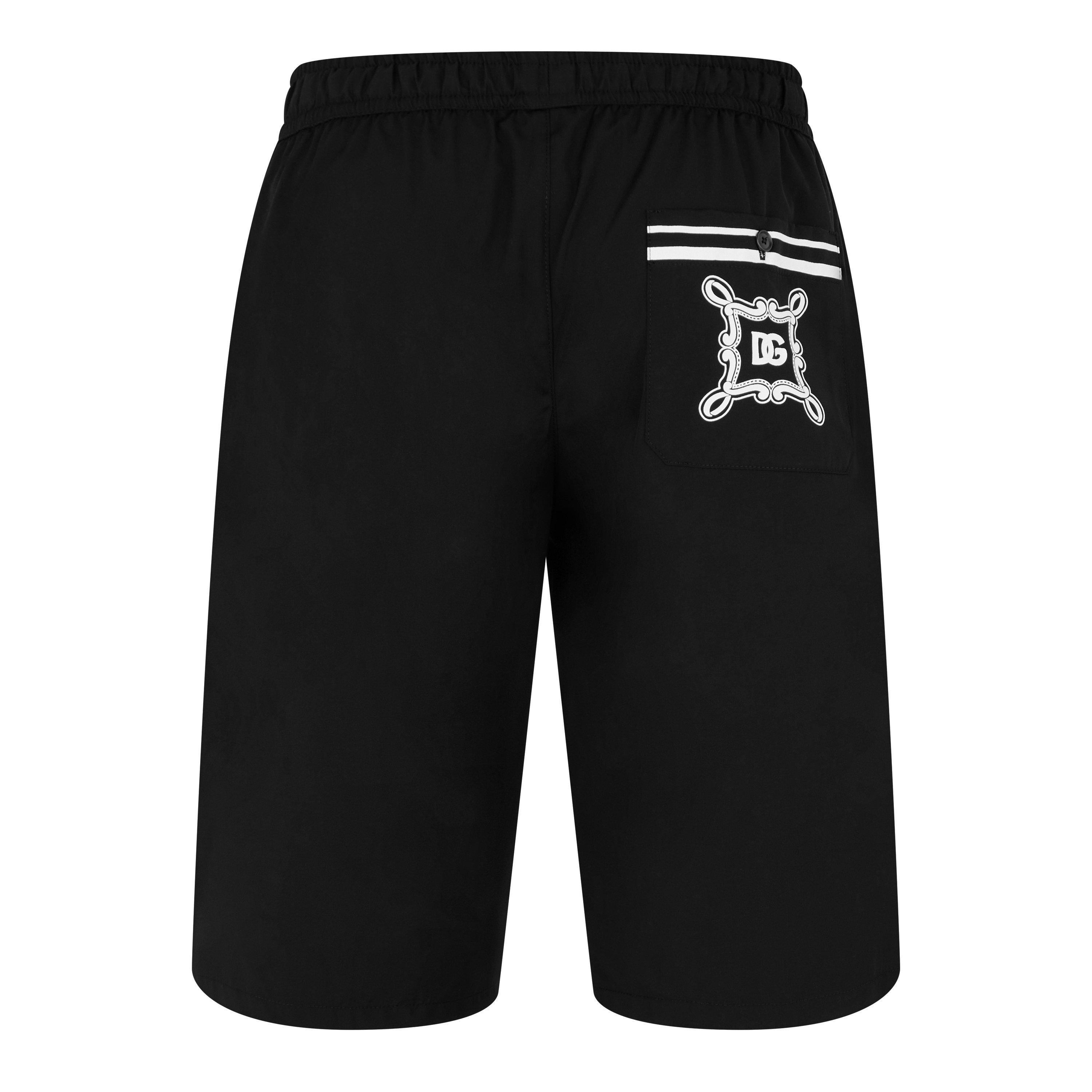 Black - Dolce and Gabbana - Logo Shorts - 2