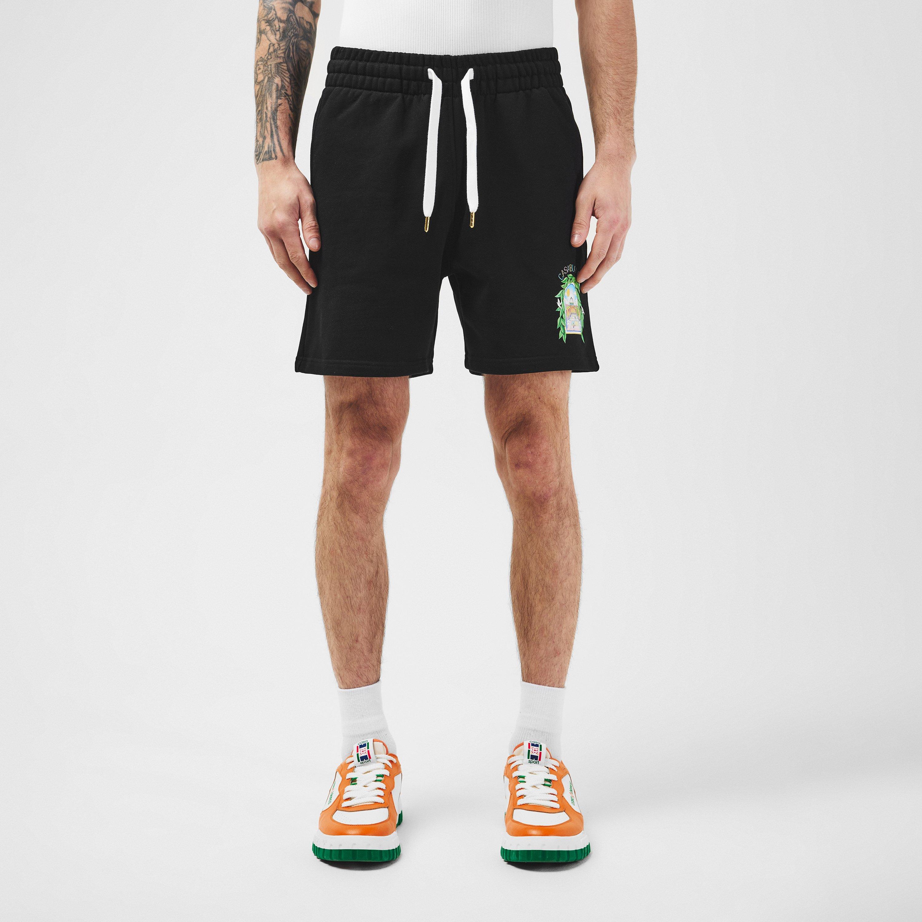 Black - Casablanca - Men's Larche Jogger Shorts - 1