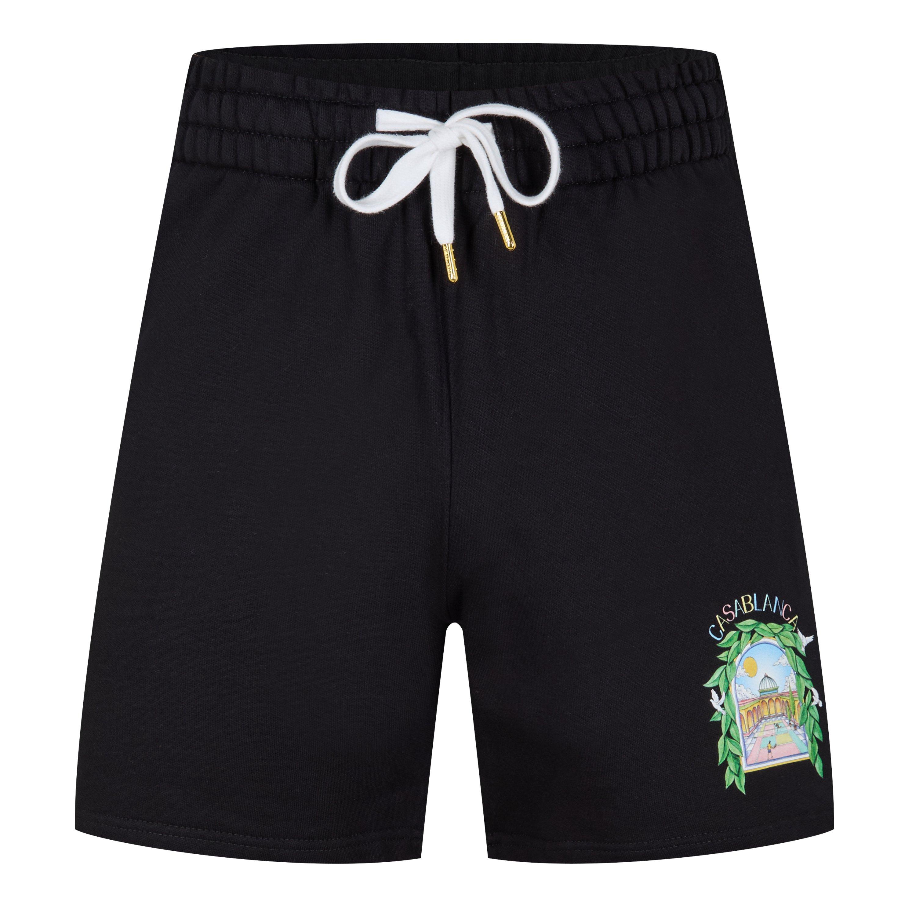 Black - Casablanca - Men's Larche Jogger Shorts - 5