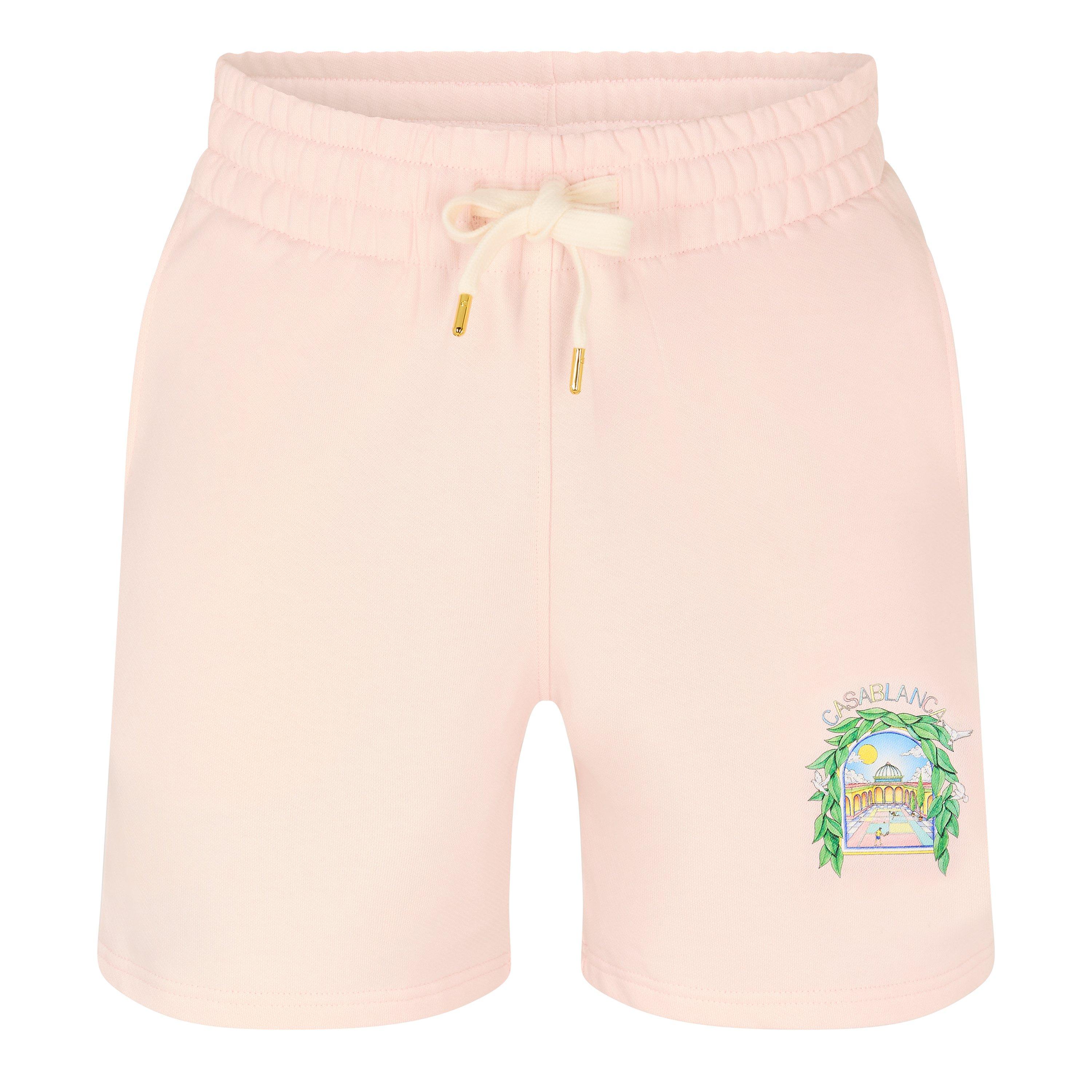 Casablanca Men's Larche Jogger Shorts - Pale Pink - Small