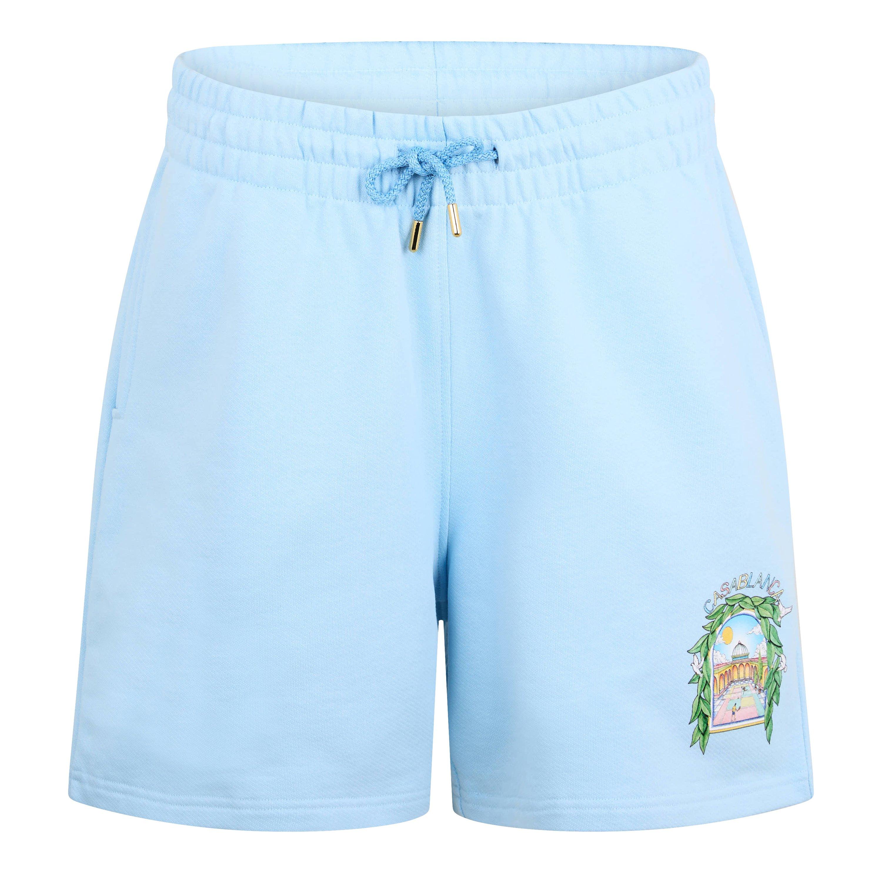 Casablanca Men's Larche Jogger Shorts - Pale Blue - X Small