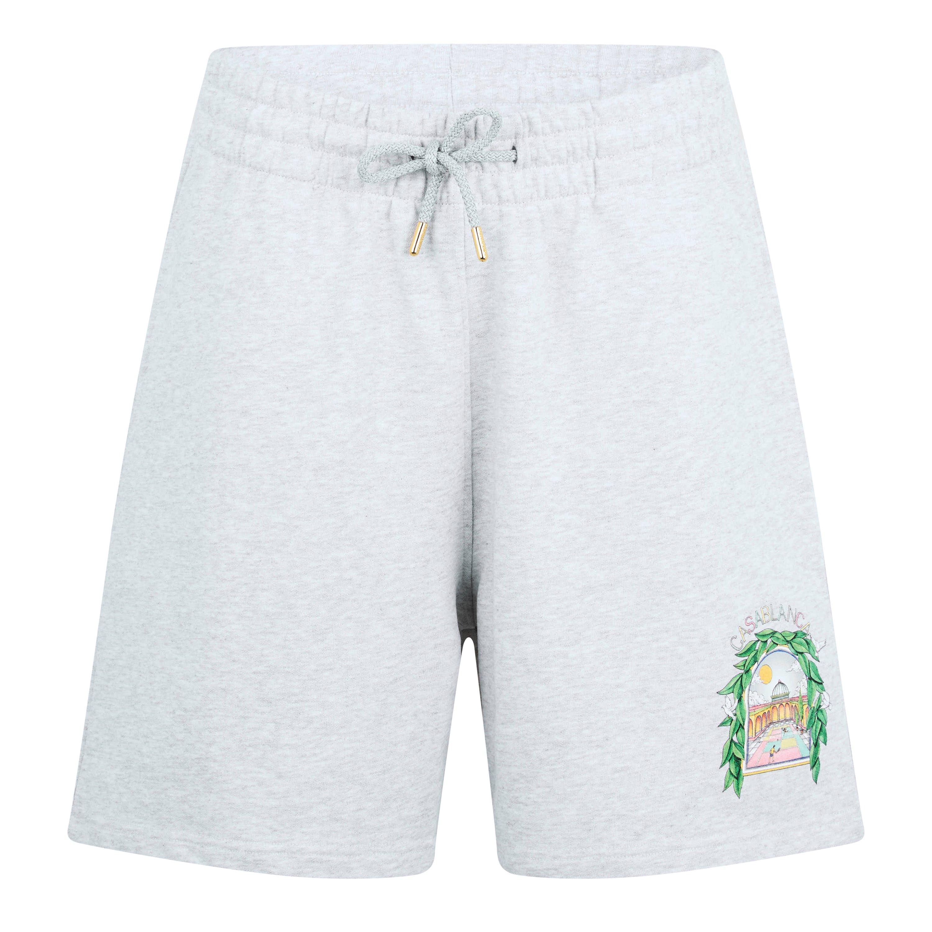 Casablanca Men's Larche Jogger Shorts - Grey Marl - Small