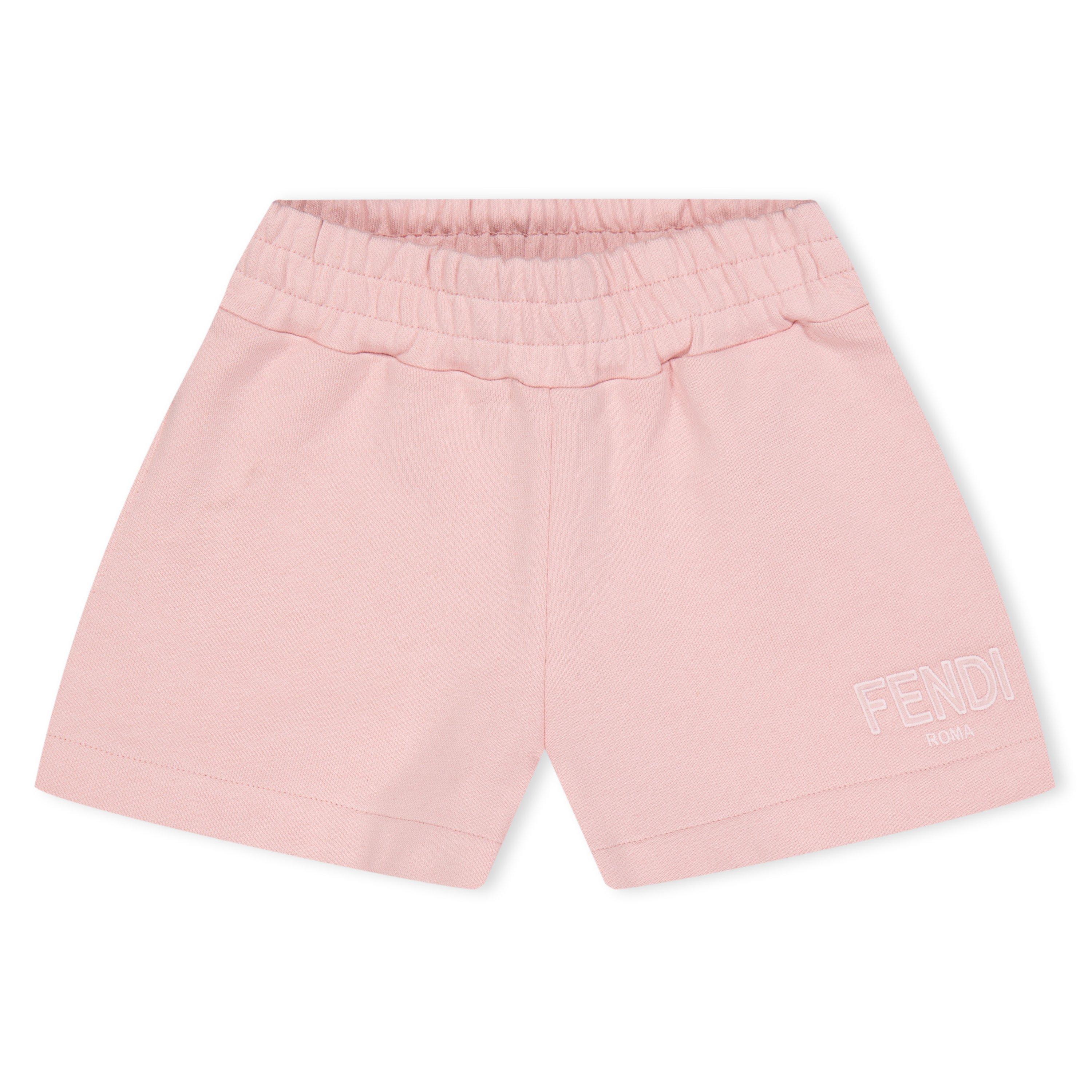 Fendi Logo Shorts Juniors - Rose F1QYD - Size 14Y