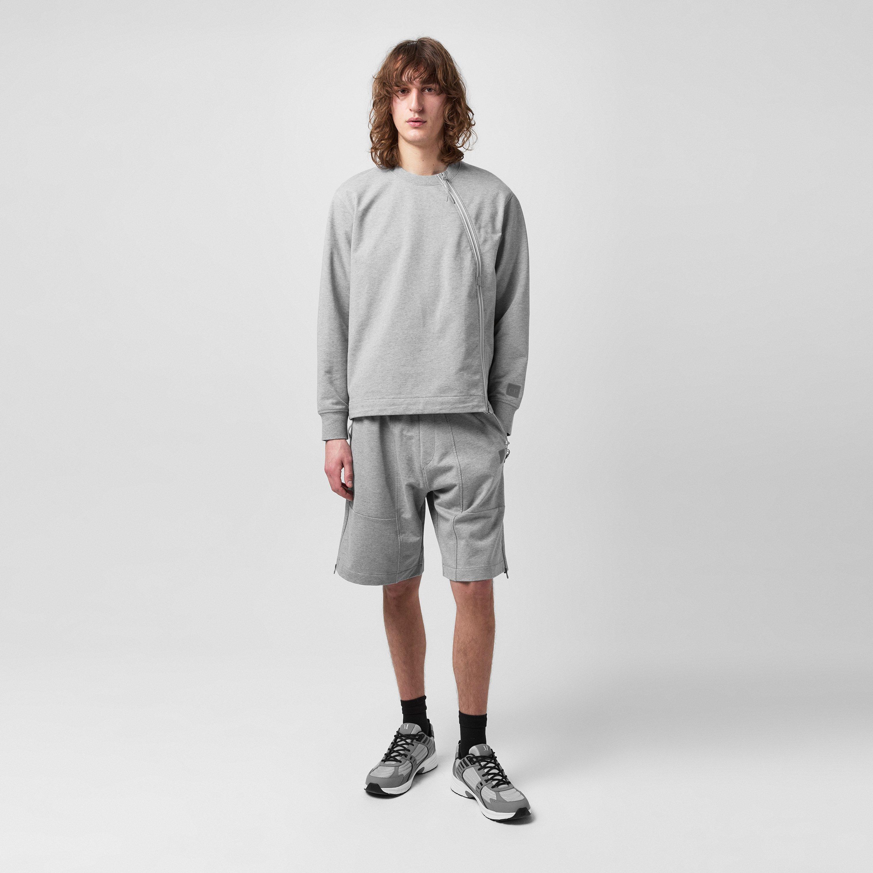 Graphite M98 - CP Company Metropolis - Men's Fleece Jogger Shorts - 4