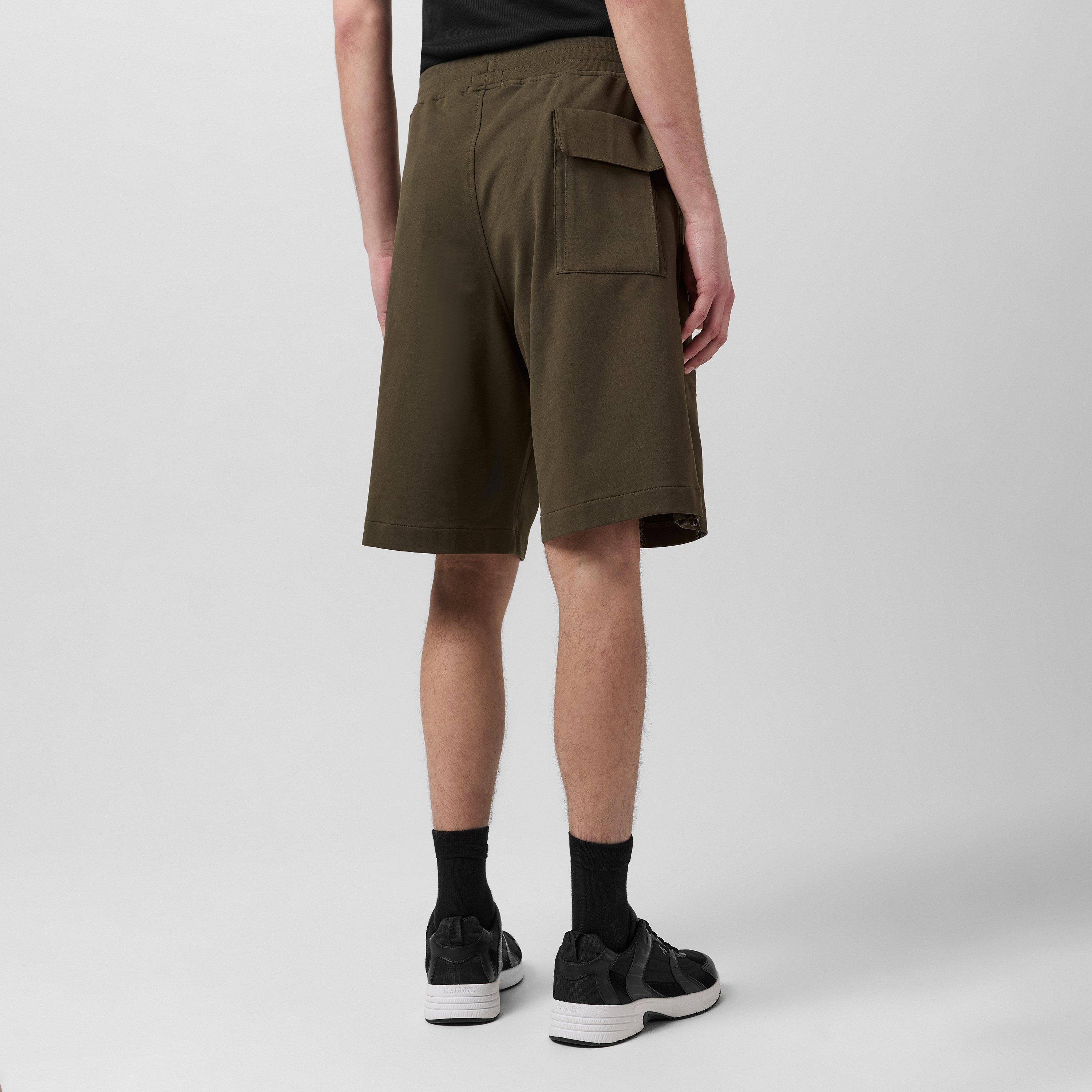 Ivy Green 683 - CP Company Metropolis - Men's Fleece Jogger Shorts - 3