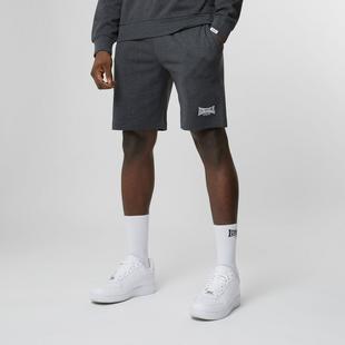 Charcoal Marl - Lonsdale - Jersey Lounge Shorts - 1