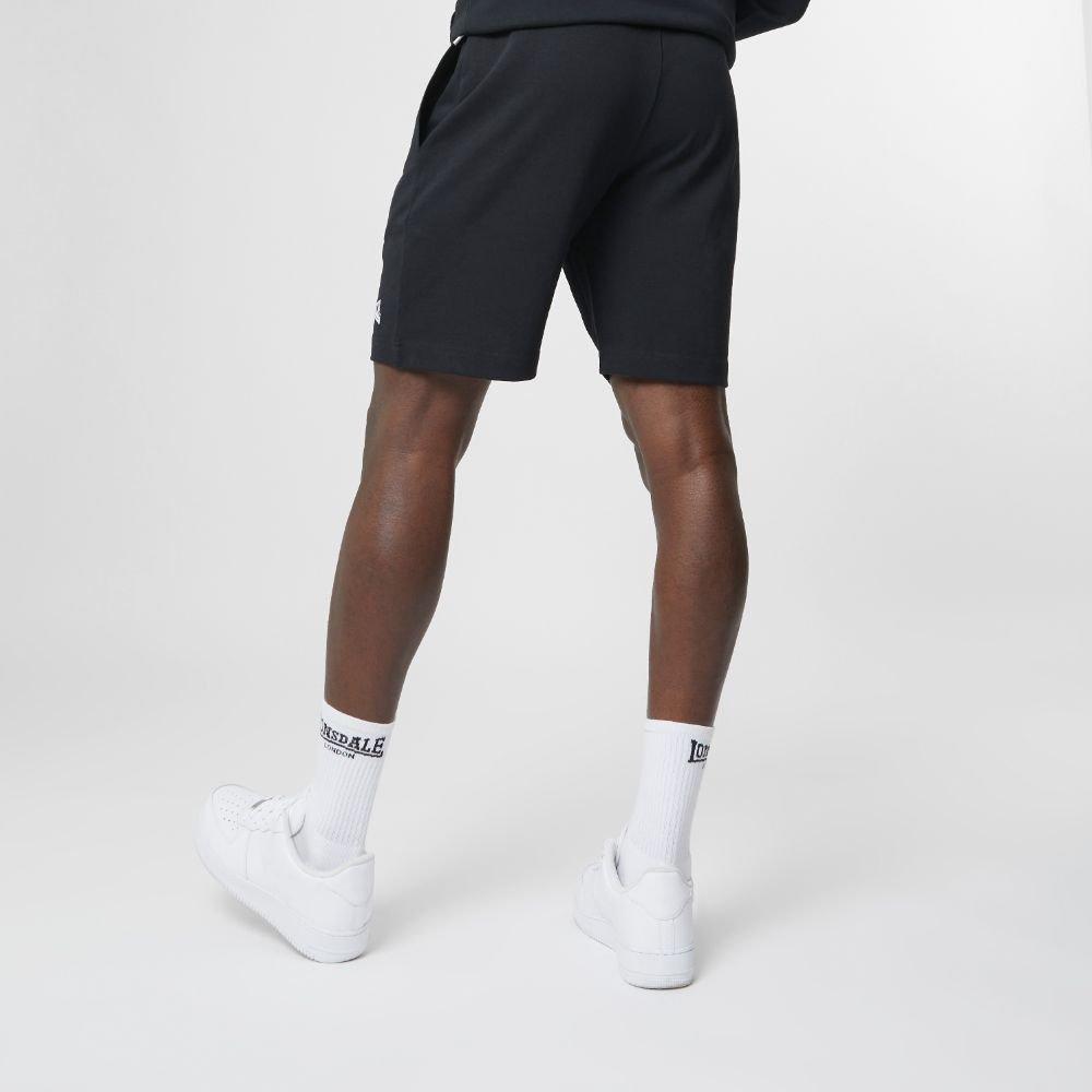 Black - Lonsdale - Jersey Lounge Shorts - 2