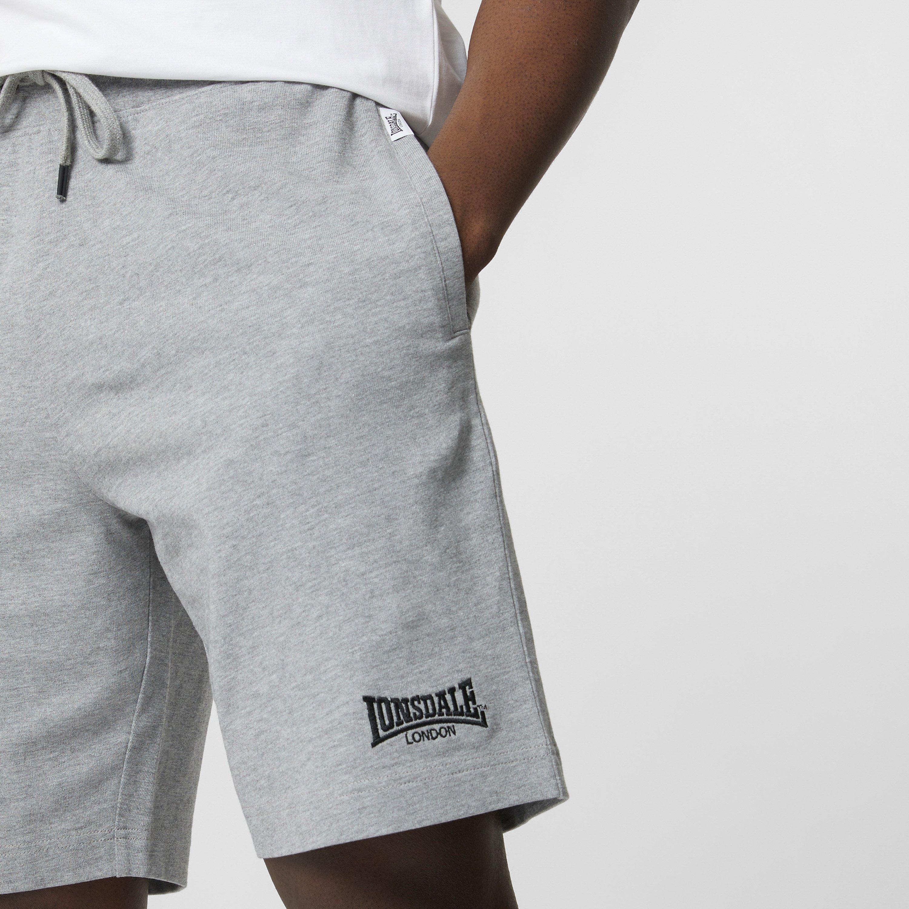 Light Heather - Lonsdale - Lightweight Jersey Lounge Shorts - 3